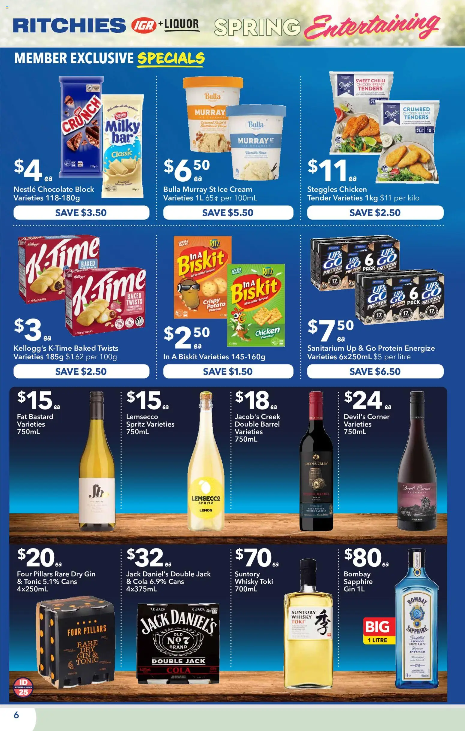 Ritchies catalogue - valid from 30/09/2026 | Page: 6 | Products: Gin, Lemon, Scotch, Up & go