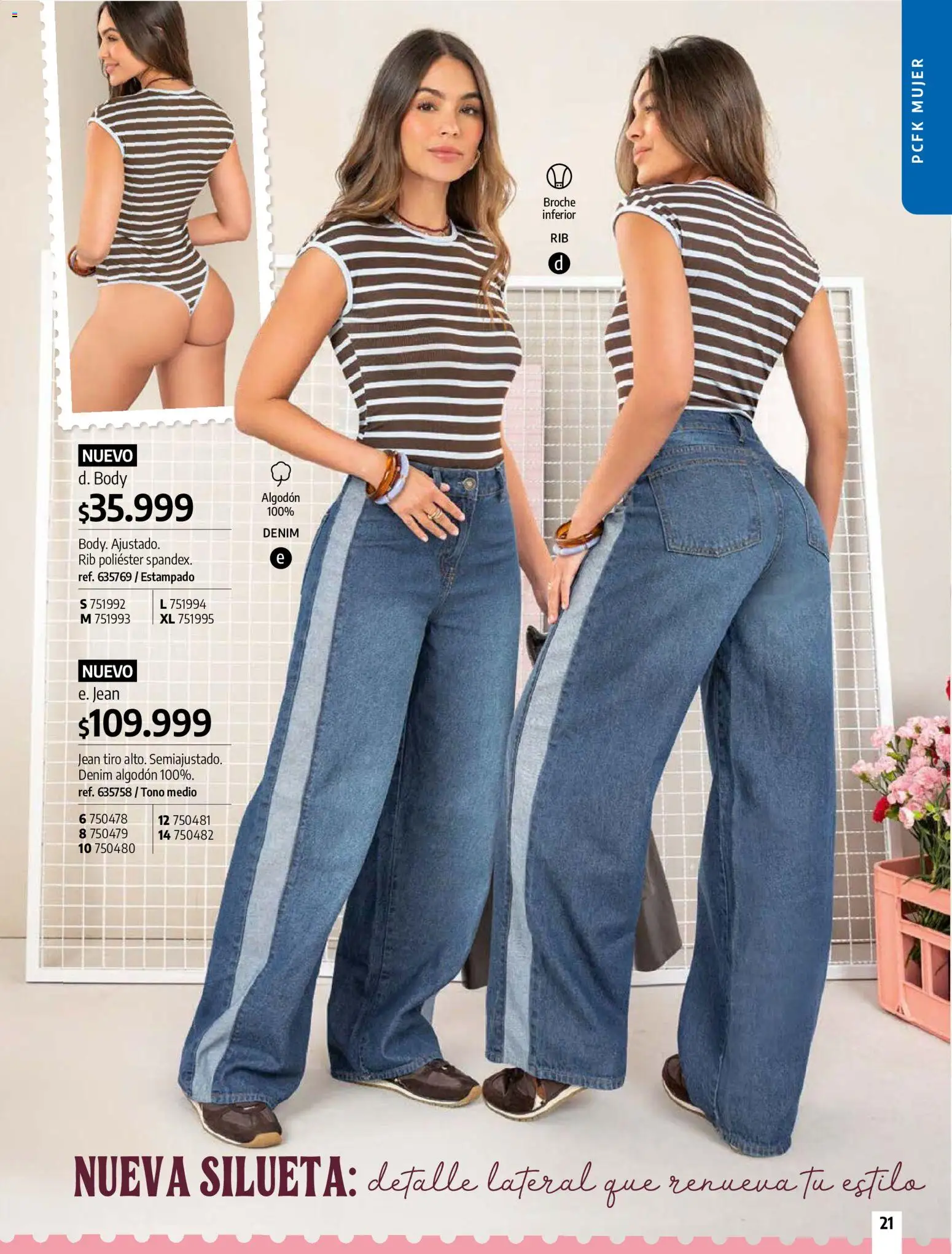 Pacifika revista - valida desde el 21/07/2026 | Página: 20 | Productos: Algodón, Body, Jean