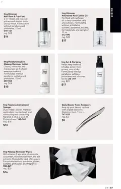 Preview of fmg Moisturizing Eye Makeup Remover Lotion, Cleans, refreshes and moisturizes as it whisks away eye makeup. Formulated without parabens, sulfates and phthalates. 75 ml from shop Avon valid from 21.05.2026 | Page: 97