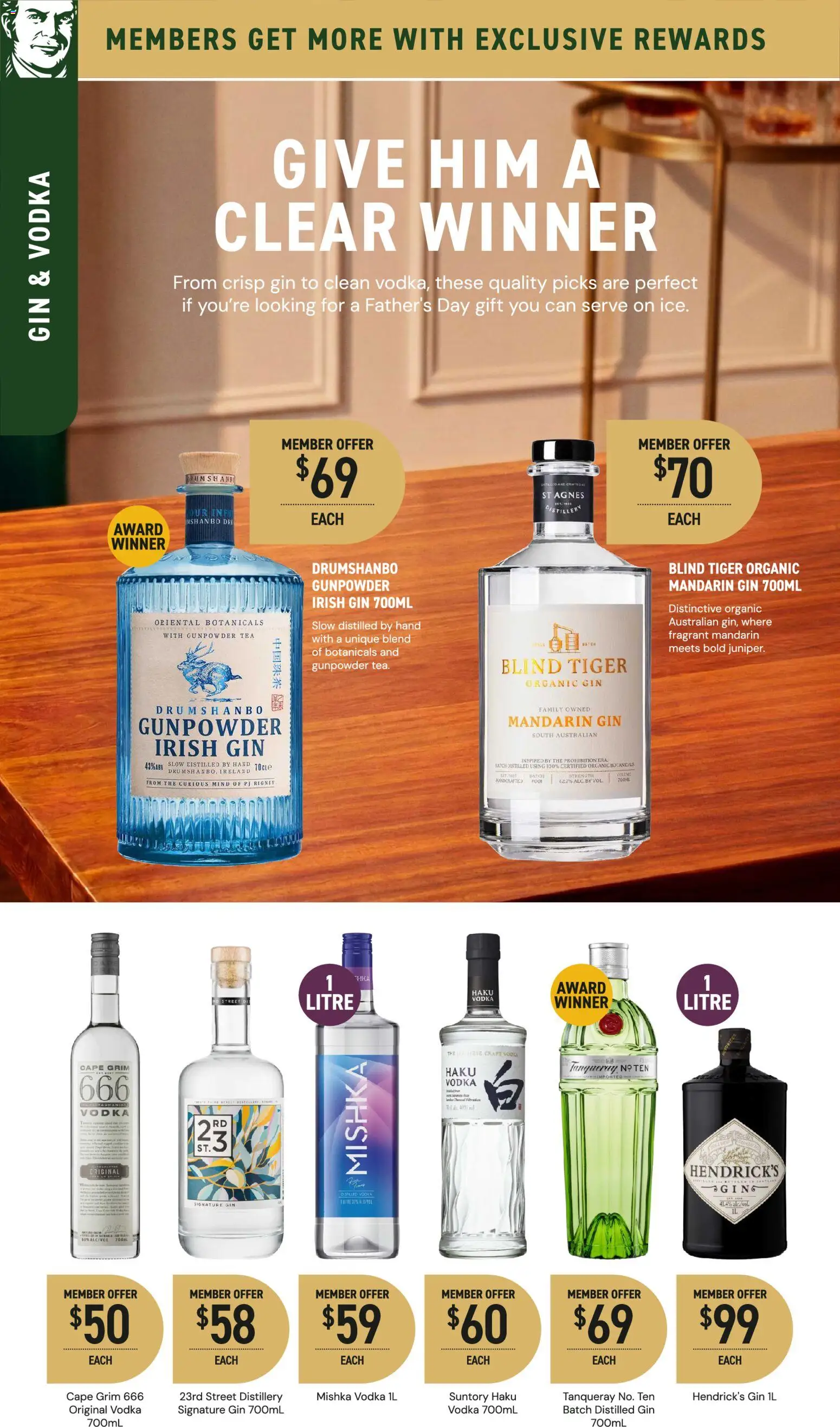 Dan Murphy's catalogue - valid from 20/08/2026 | Page: 34 | Products: Tea, Gin, Vodka, Hendrick’s Gin