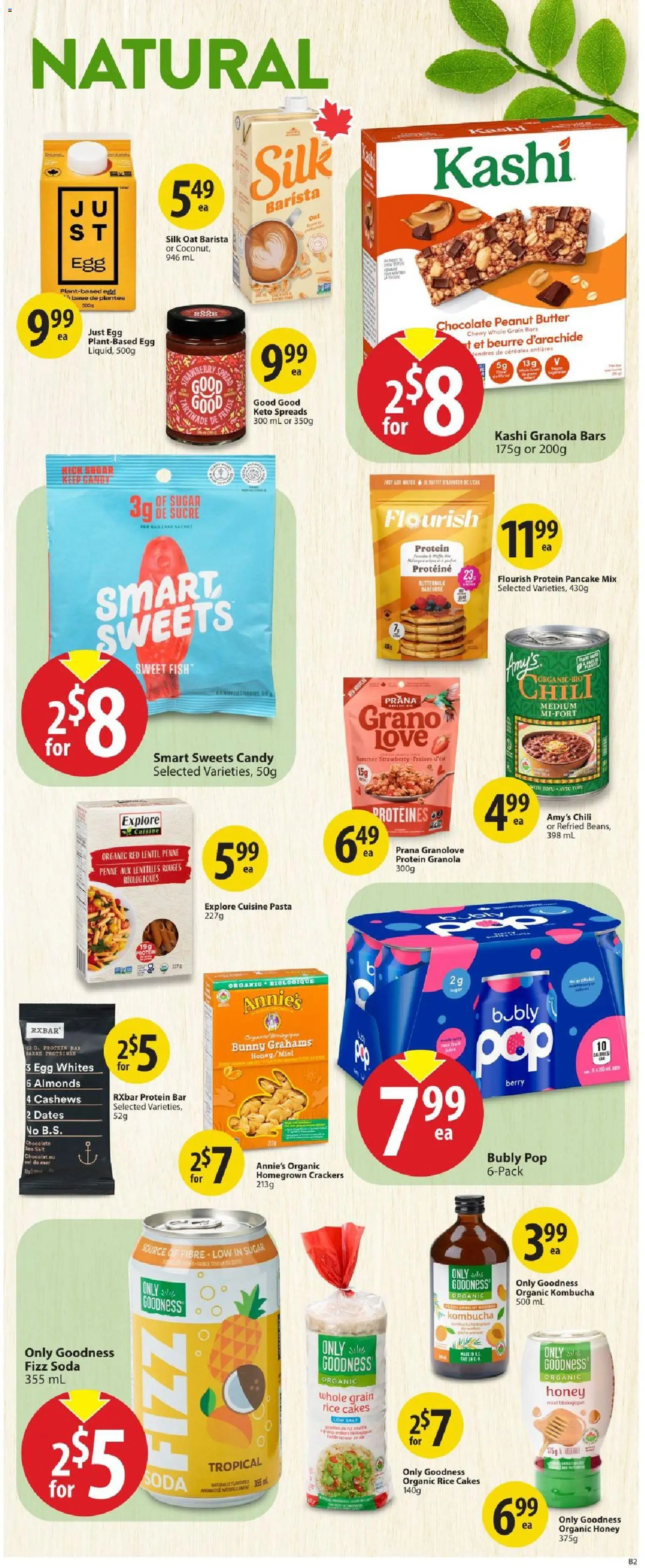 Save on foods flyer valid from Aug 13, 2026 | Page: 25 | Products: Rice, Pasta, Fruit, Chocolate