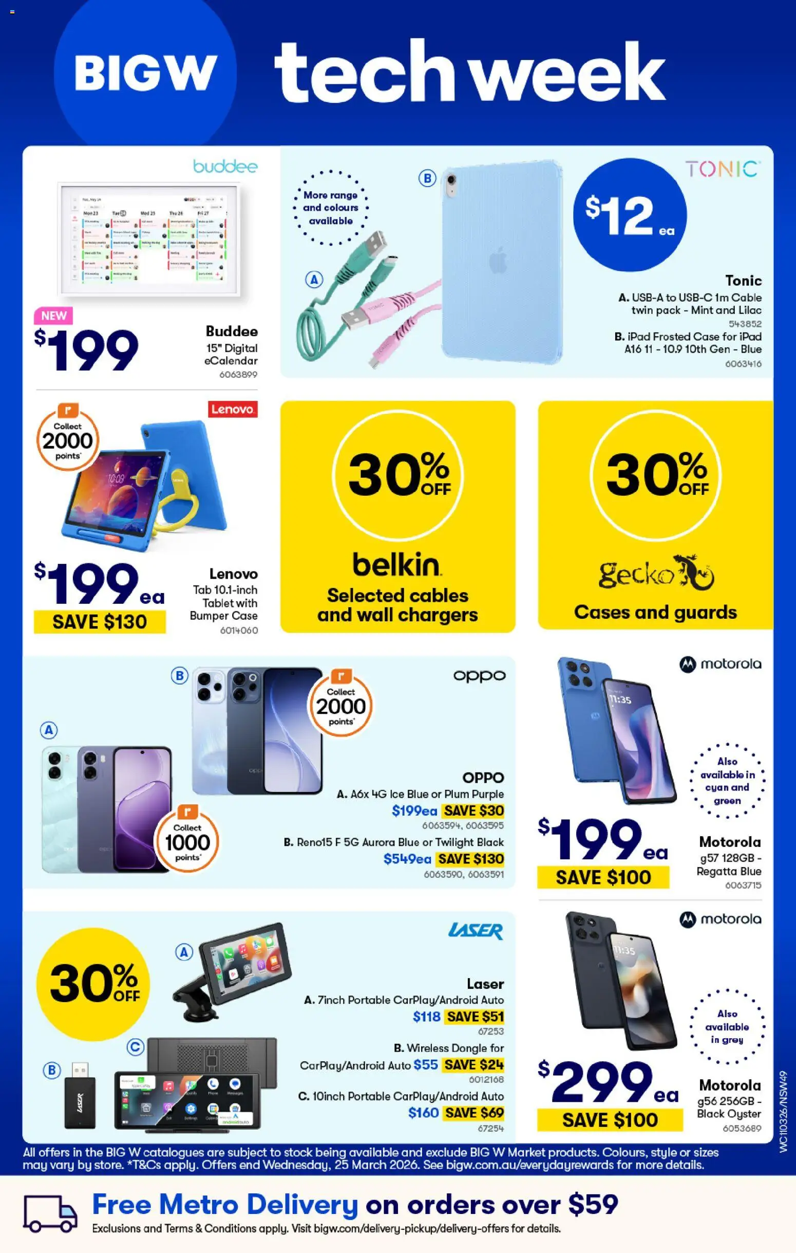 Woolworths catalogue - valid from 11.03.2026 | Page: 49 | Products: Digital, Cable, Case, Portable