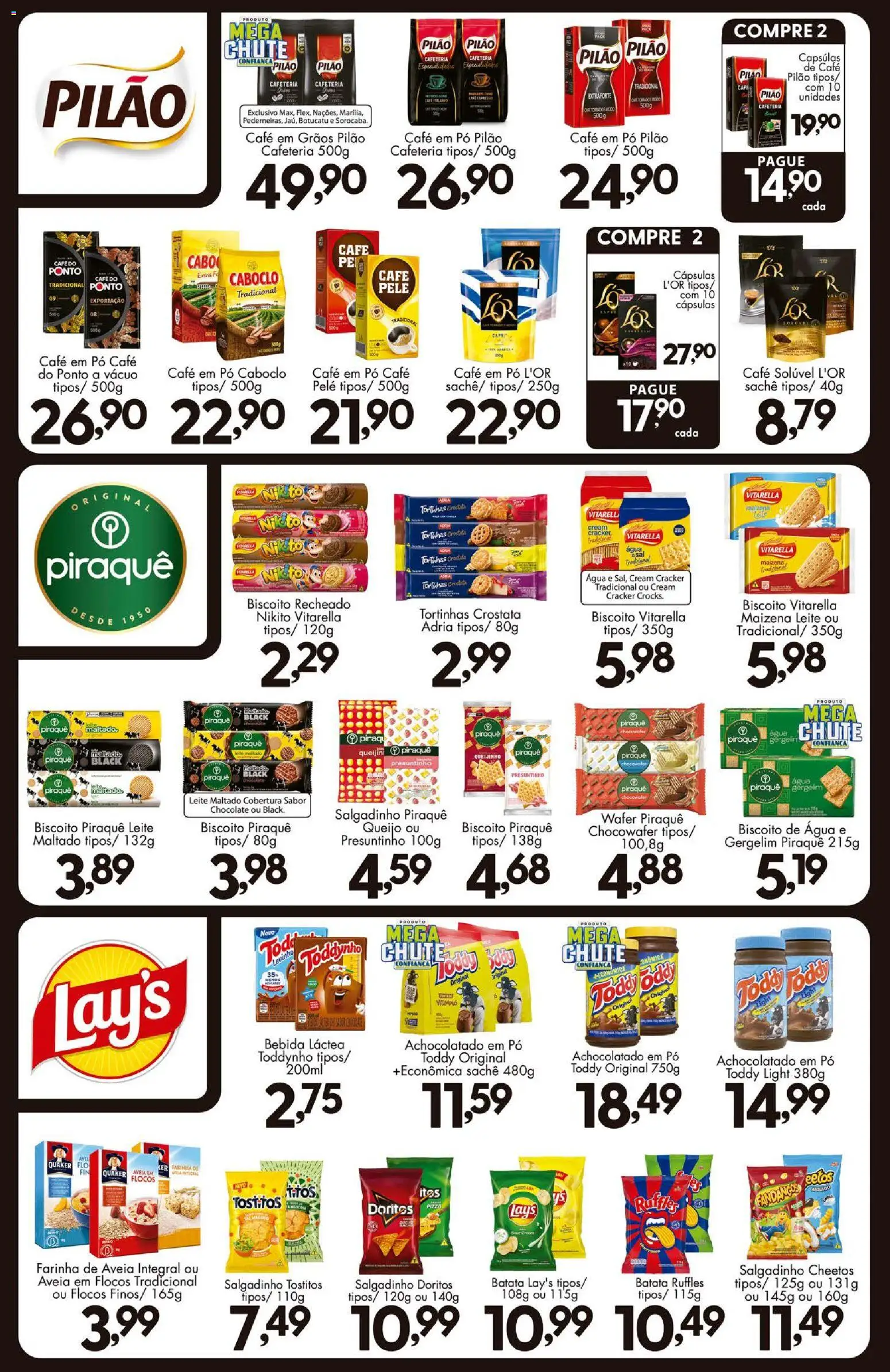 Confiança Folheto - válido de 21/08/2026 | Página: 7 | Produtos: Flocos, Bebida, Batata, Café solúvel