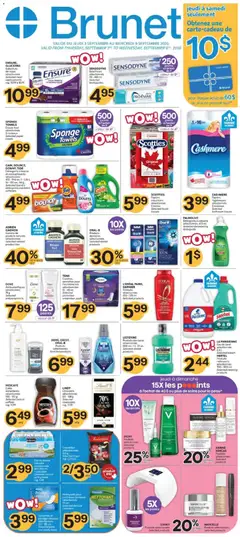 Preview of Brunet weekly flyer / circulaire from shop Brunet valid from Sep 3, 2026