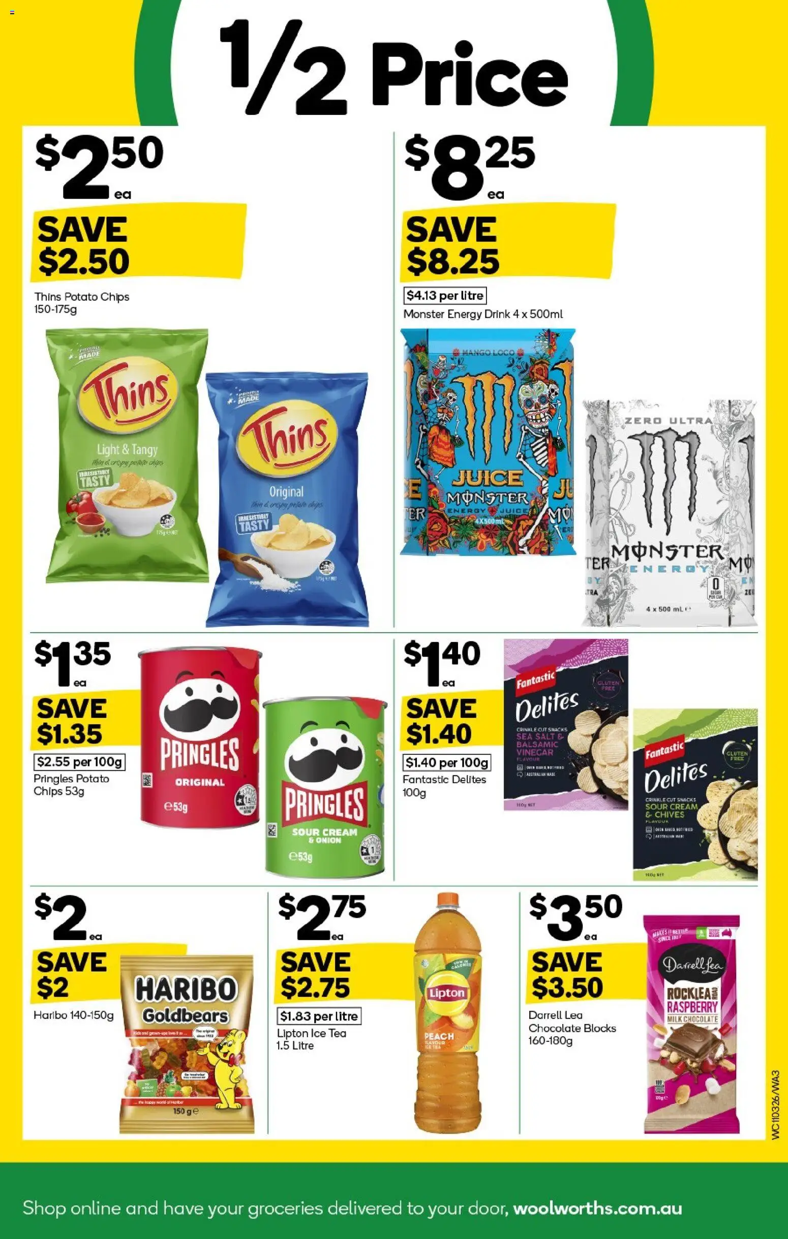 Woolworths catalogue - valid from 11.03.2026 | Page: 3 | Products: Light, Milk, Chocolate, Juice