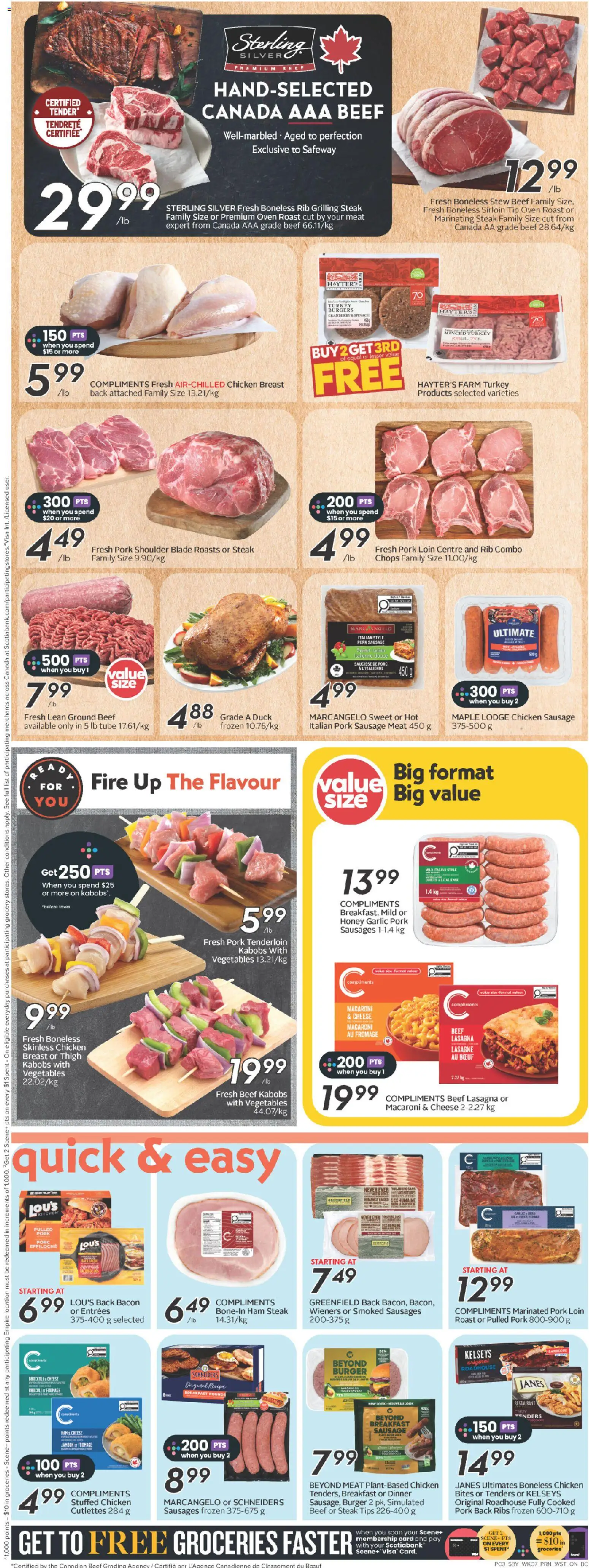 Safeway flyer valid from 11.06.2026 | Page: 6 | Products: Beef, Oven, Oil, Pork