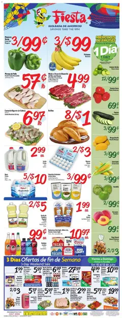 Preview of Fiesta Mart weekly ads valid from 07/08/2026