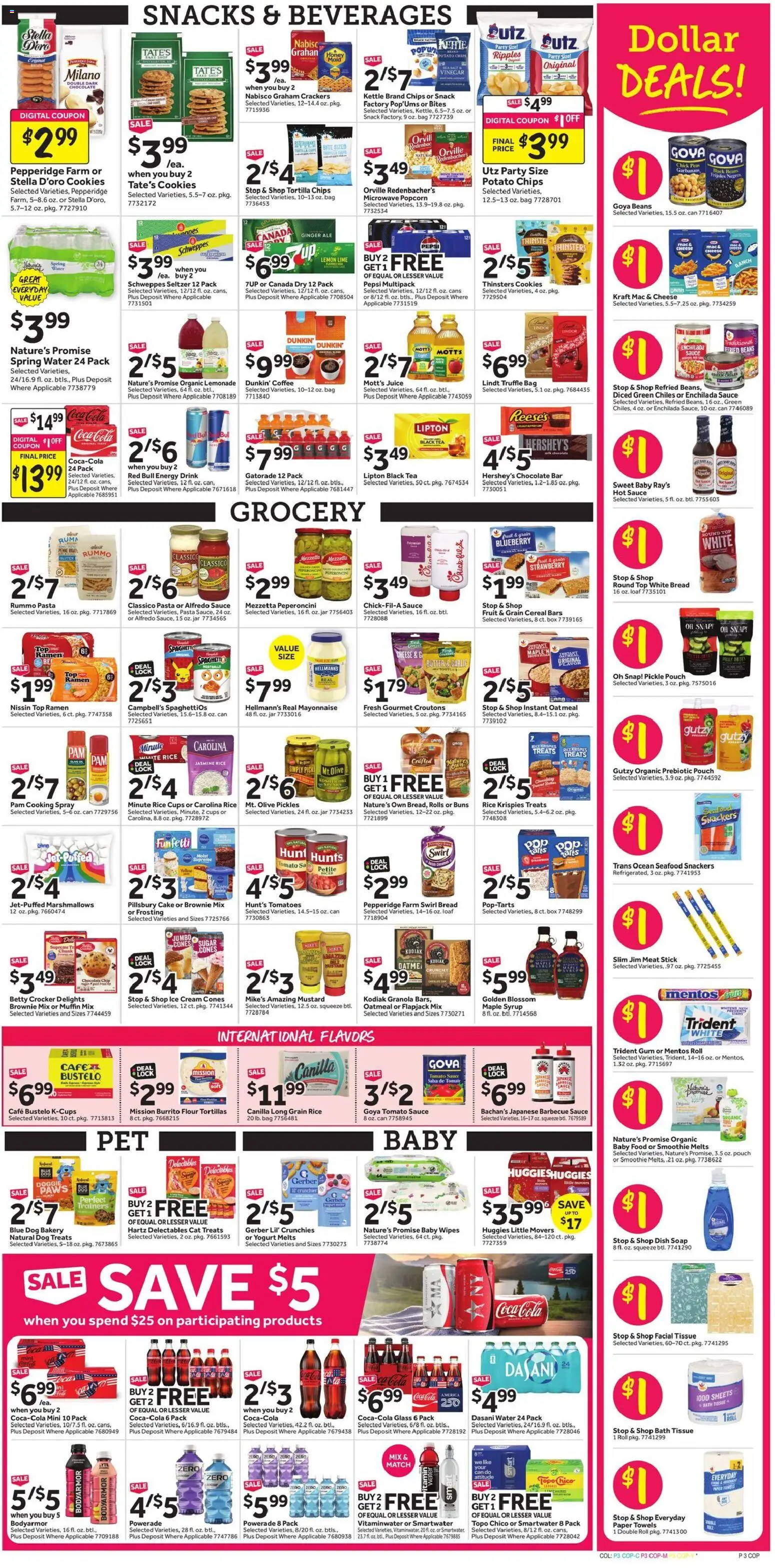 Stop & Shop Weekly Ad - valid from 08.05.2026 | Page: 7 | Products: Microwave, Sugar, Lime, Chocolate Chip