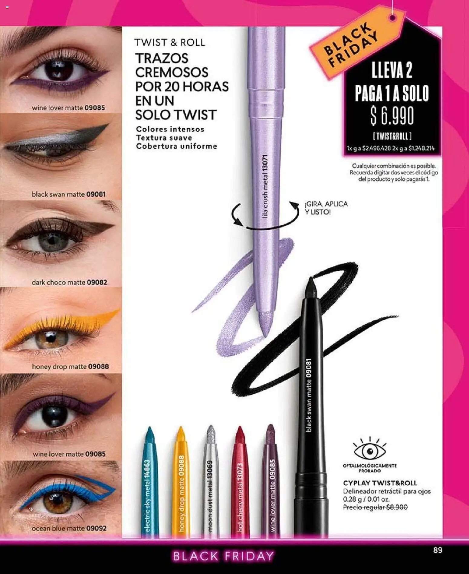 Catálogo CyZone Campaña 16 │ válido desde el 28.09.2026 | Página: 89 | Productos: Delineador