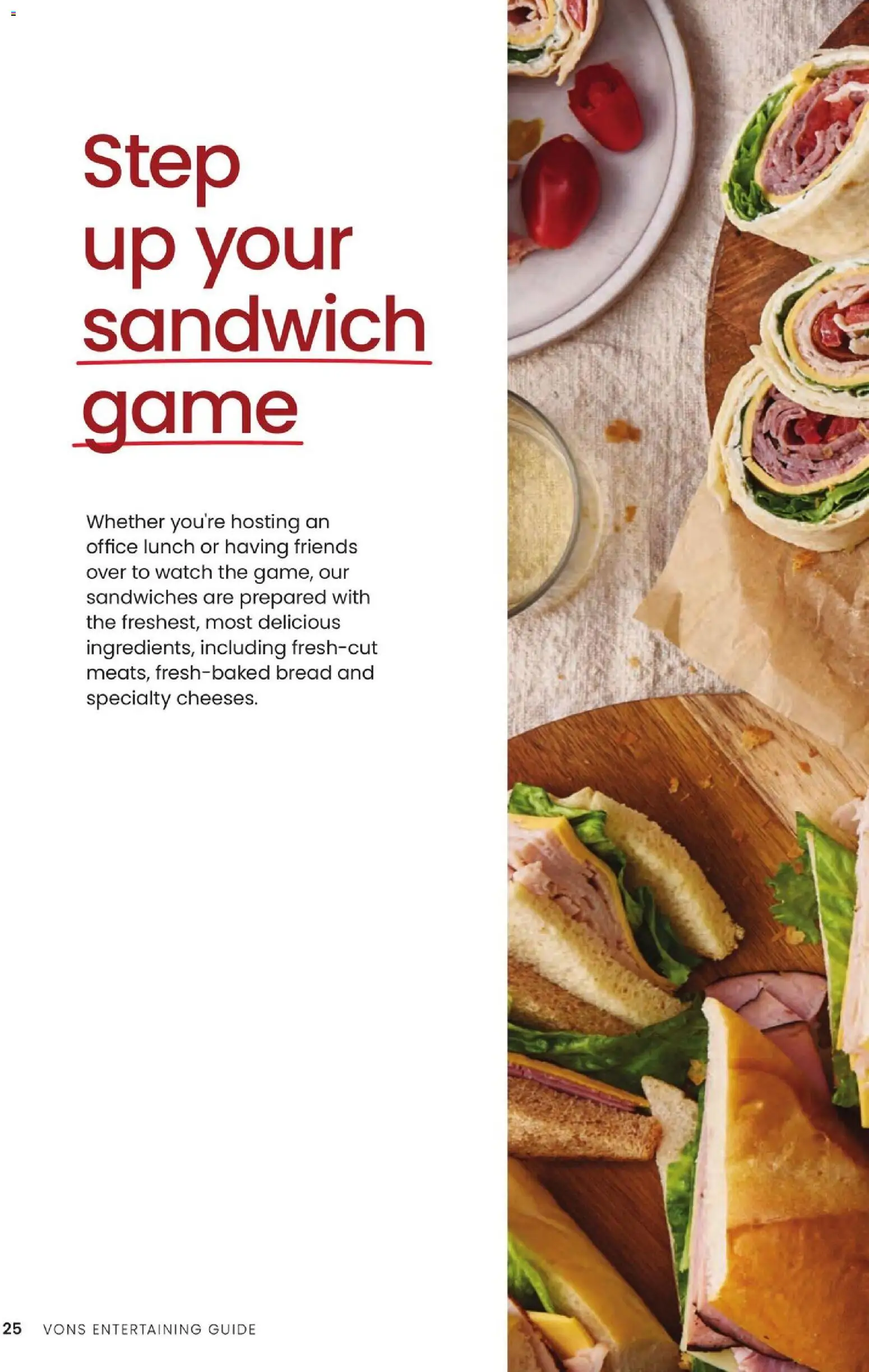 Vons Entertaining Guide - valid from 10/01/2025 | Page: 26 | Products: Bread, Watch, Game