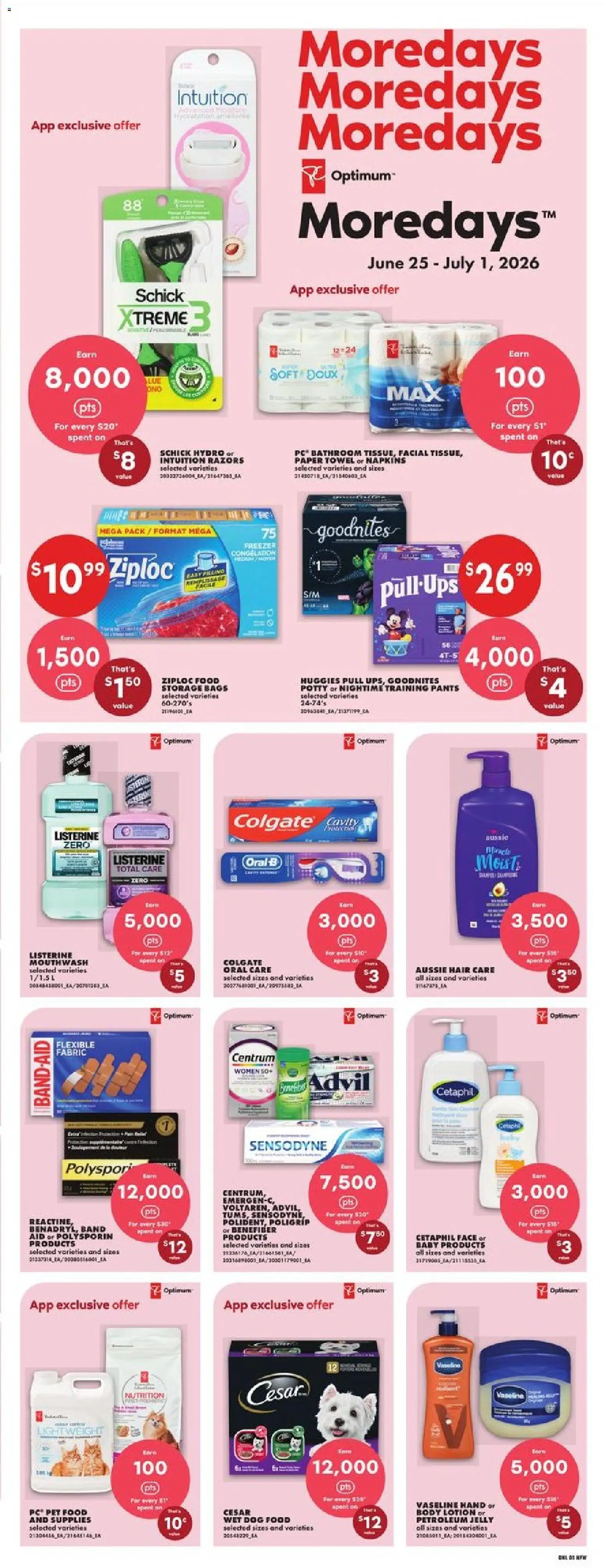 No Frills flyer valid from Jun 25, 2026 | Page: 5 | Products: Freezer, Body lotion, Mouthwash, Pants