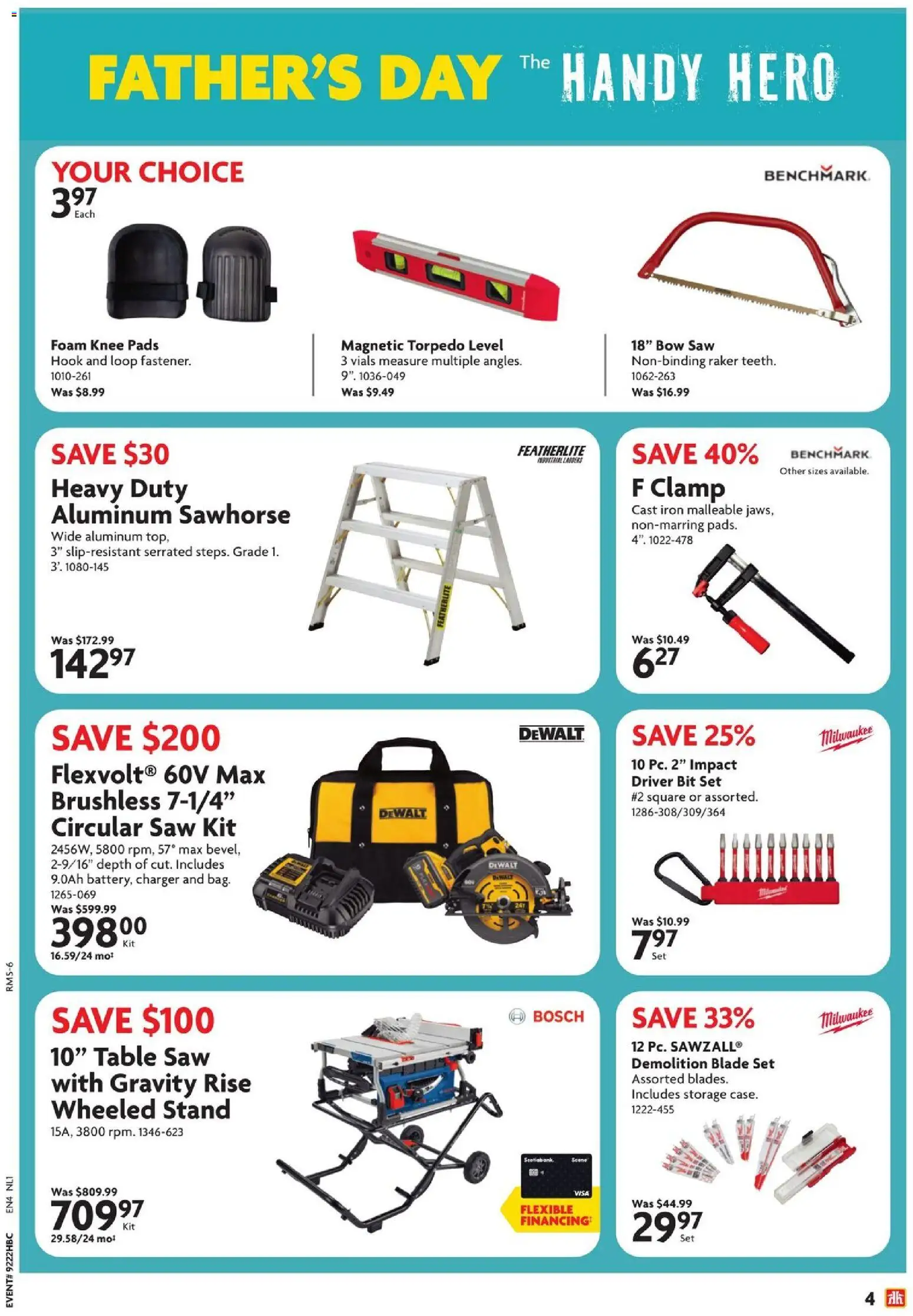Home Hardware flyer valid from 28.05.2026 | Page: 4 | Products: Iron, Table