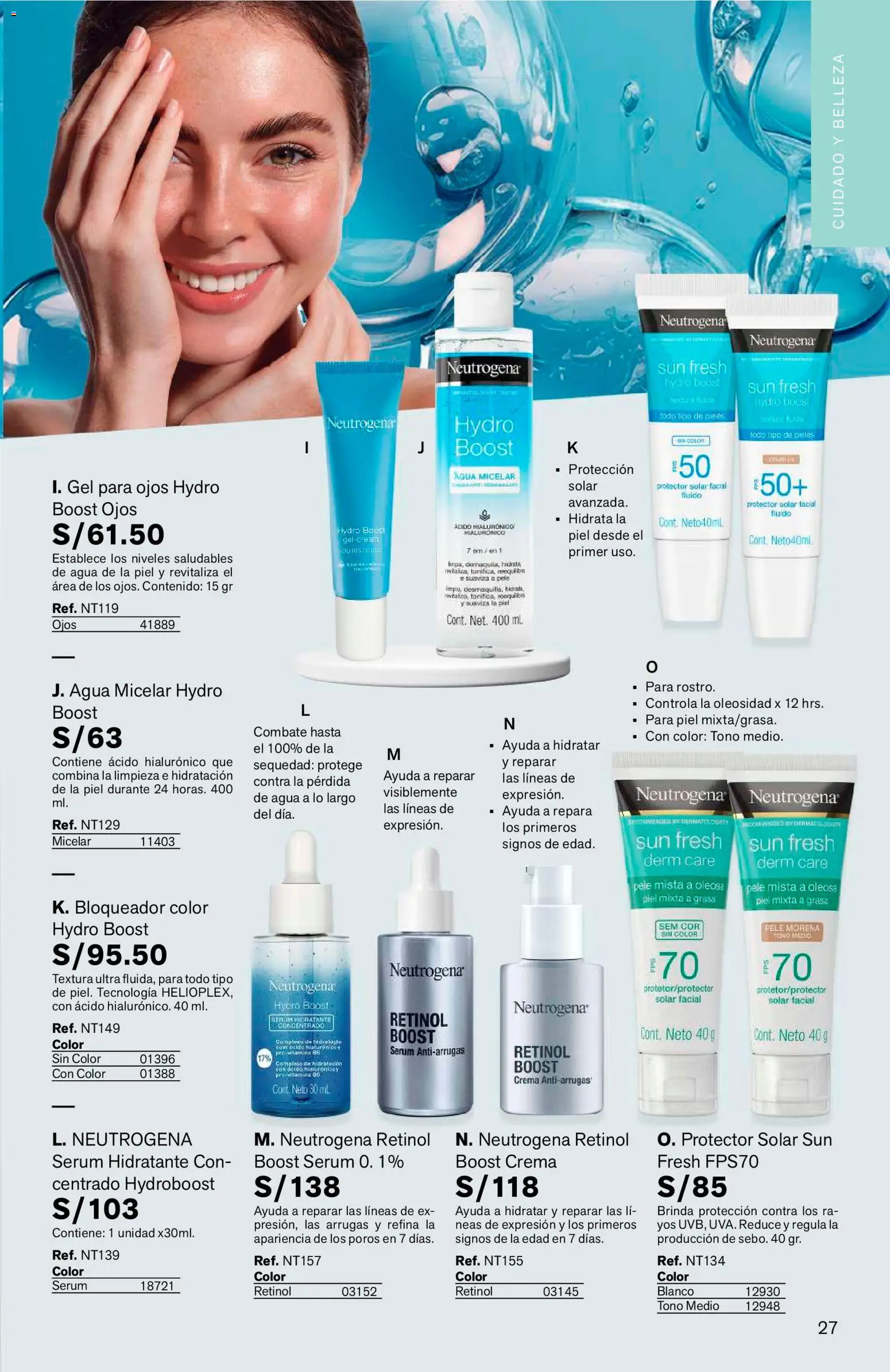 Catálogo Leonisa válido desde 04/08/2026 | Página: 27 | Productos: Protector solar, Crema