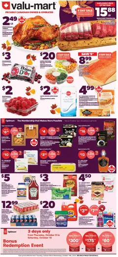 Preview of Valu Mart weekly flyer / circulaire from shop Valu Mart valid from Oct 8, 2026