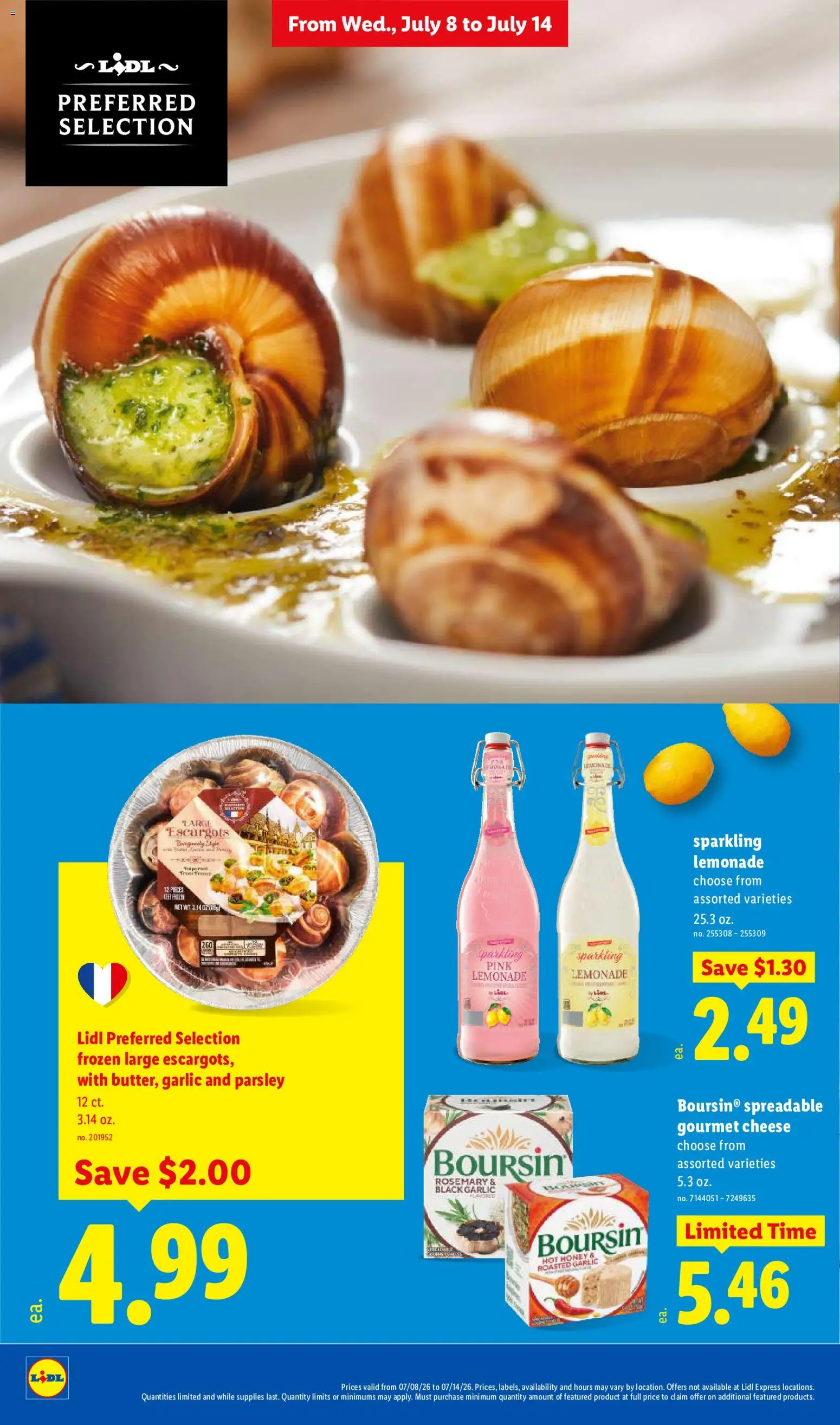 Lidl Weekly Ad - valid from 07/08/2026 | Page: 8 | Products: Honey, Cheese, Garlic, Parsley