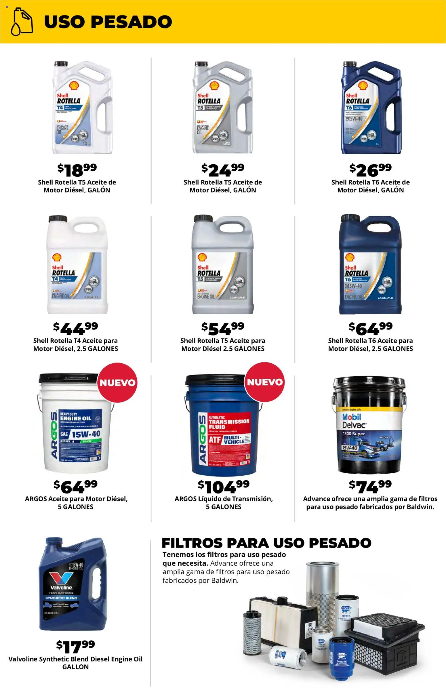 Advance Auto Parts Sales Ad - Spanish - valid from 24.05.2026 | Page: 2 | Products: Oil