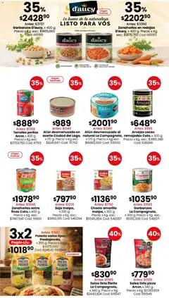 Vista previa Coto - Ofertas Almacén y bebidas válido desde el 27.04.2026 | Página: 4 | Productos: Choclo, Fuente, Panceta, Queso