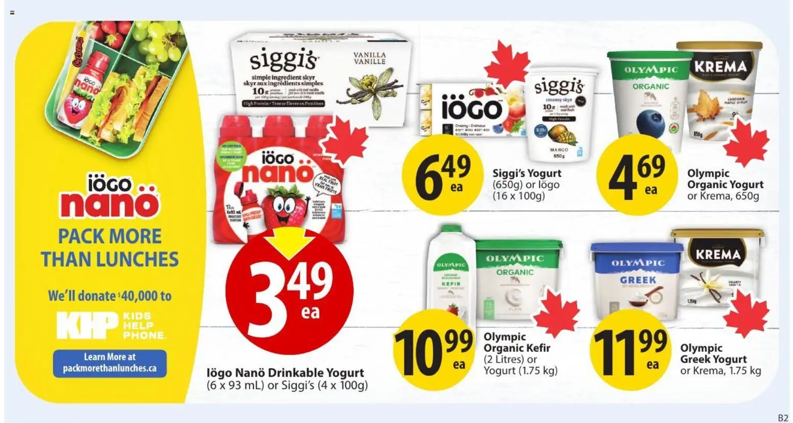 Save on foods flyer valid from Sep 17, 2026 | Page: 21 | Products: Skyr, Fruit, Maple syrup, Greek yogurt