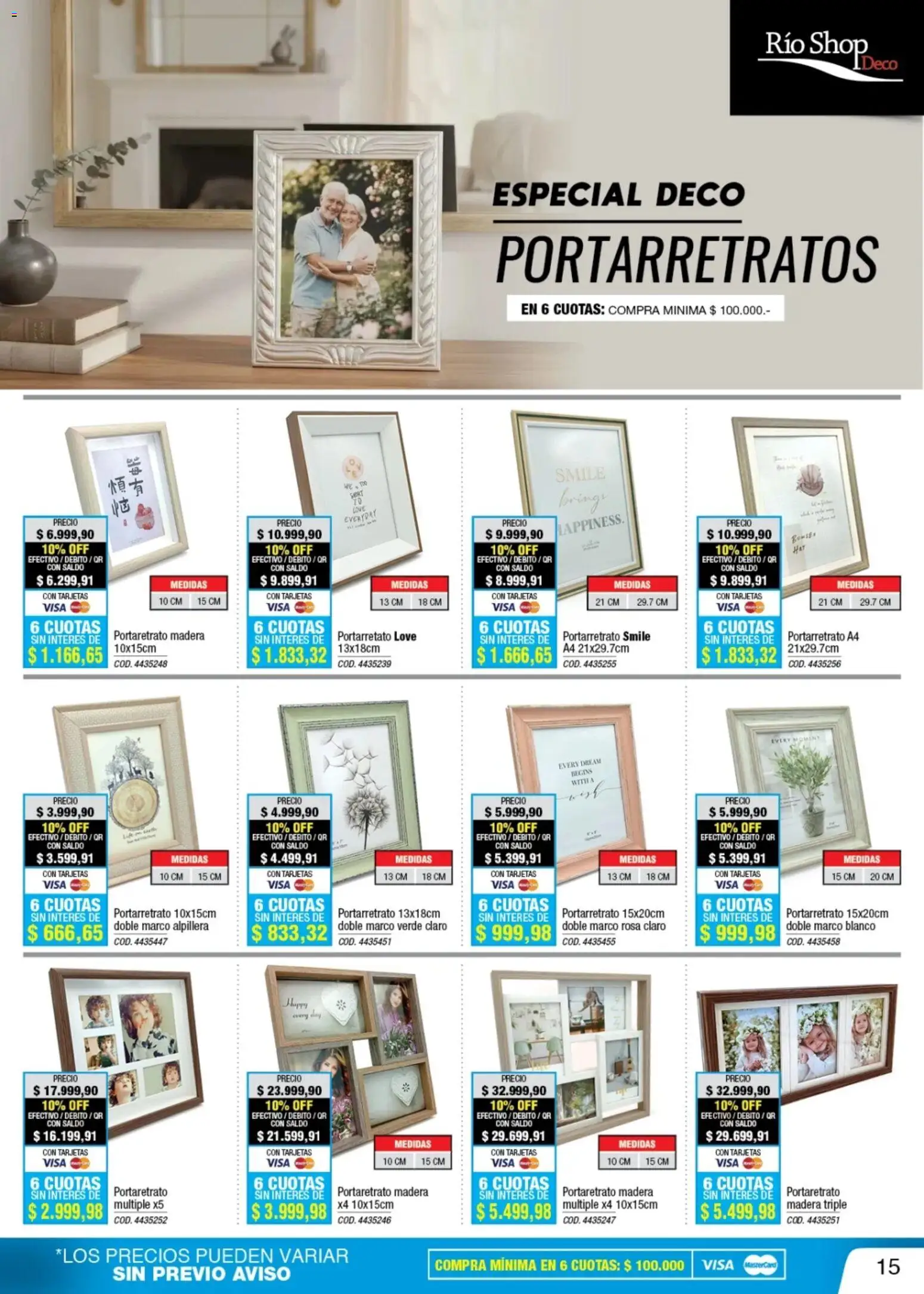 Río Shop Deco catálogo │ válido desde el 26.05.2026 | Página: 15 | Productos: Portarretrato