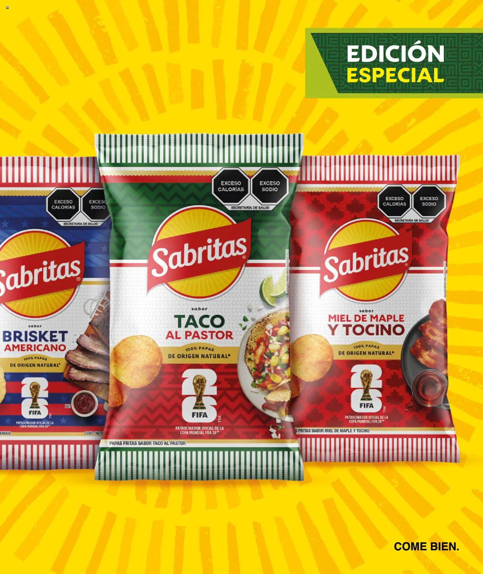 Nuevas ofertas de H-E-B válidas en toda la República Mexicana desde el 01.05.2026. ¡Encuentra las mejores ofertas en H-E-B folleto Celebra! | Página: 3 | Productos: Tocino, Papas fritas, Taco