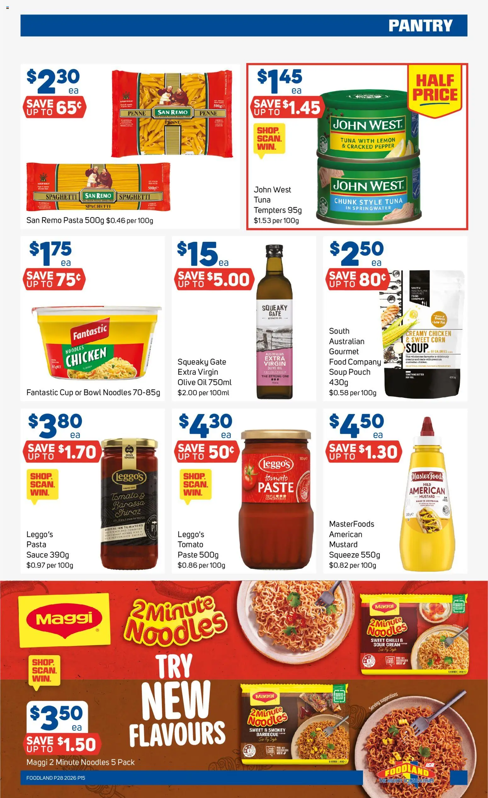Foodland catalogue - valid from 08/07/2026 | Page: 15 | Products: Sour cream, Pasta, Cream, Sauce