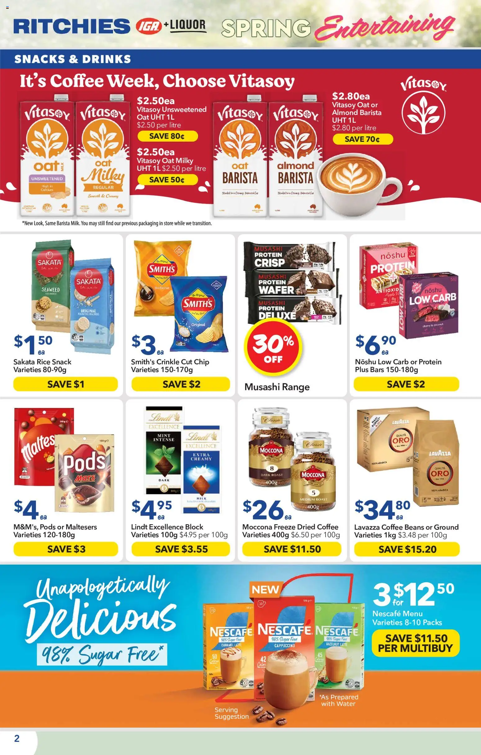 Ritchies catalogue - valid from 30/09/2026 | Page: 2 | Products: Coffee, Cappuccino, Cap, Moccona