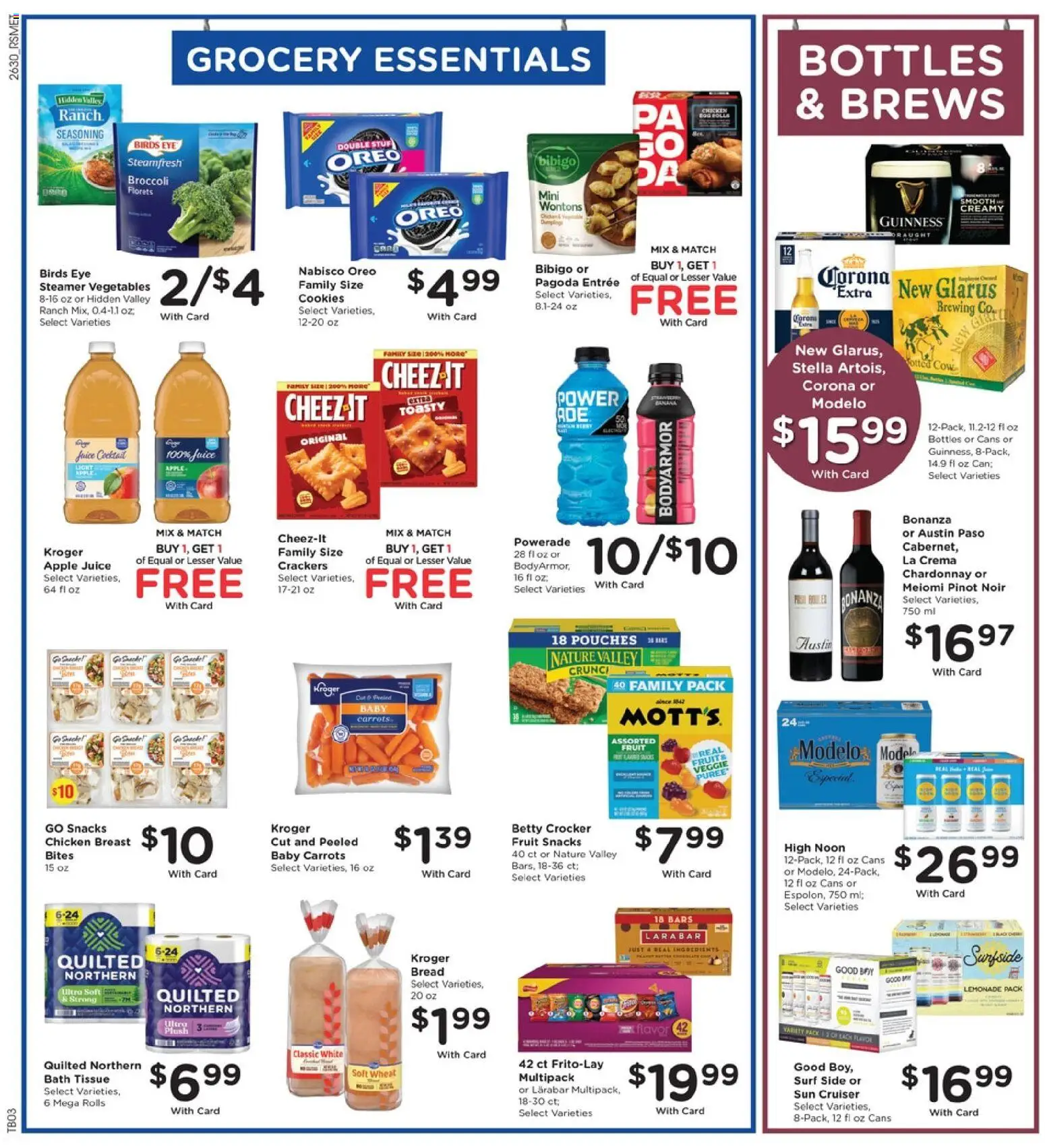 Pick ‘n Save Weekly Ad - valid from 08/26/2026 | Page: 7 | Products: Crackers, Vegetables, Fruit, Carrots