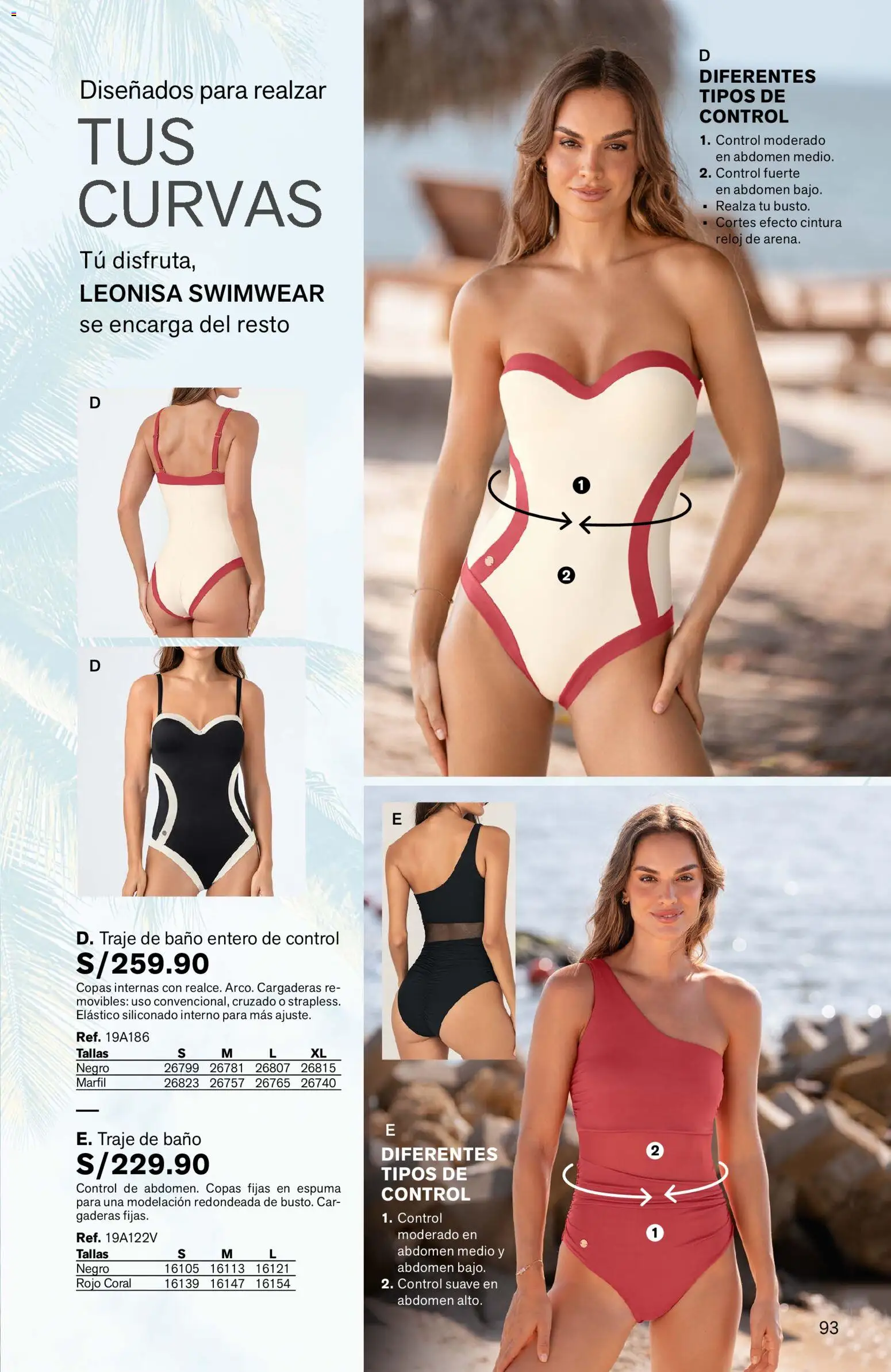 Catálogo Leonisa válido desde 25/06/2026 | Página: 93 | Productos: Baño, Traje de baño, Traje, Reloj