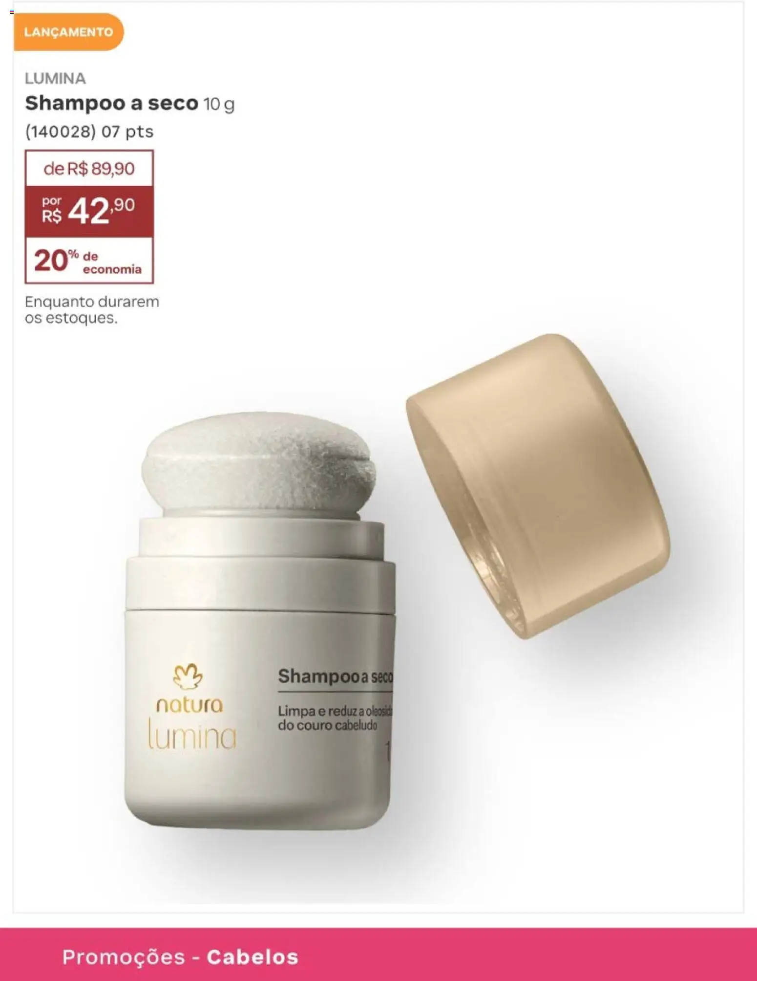 Natura Folheto - válido de 10/08/2026 | Página: 224 | Produtos: Shampoo, Shampoo a seco