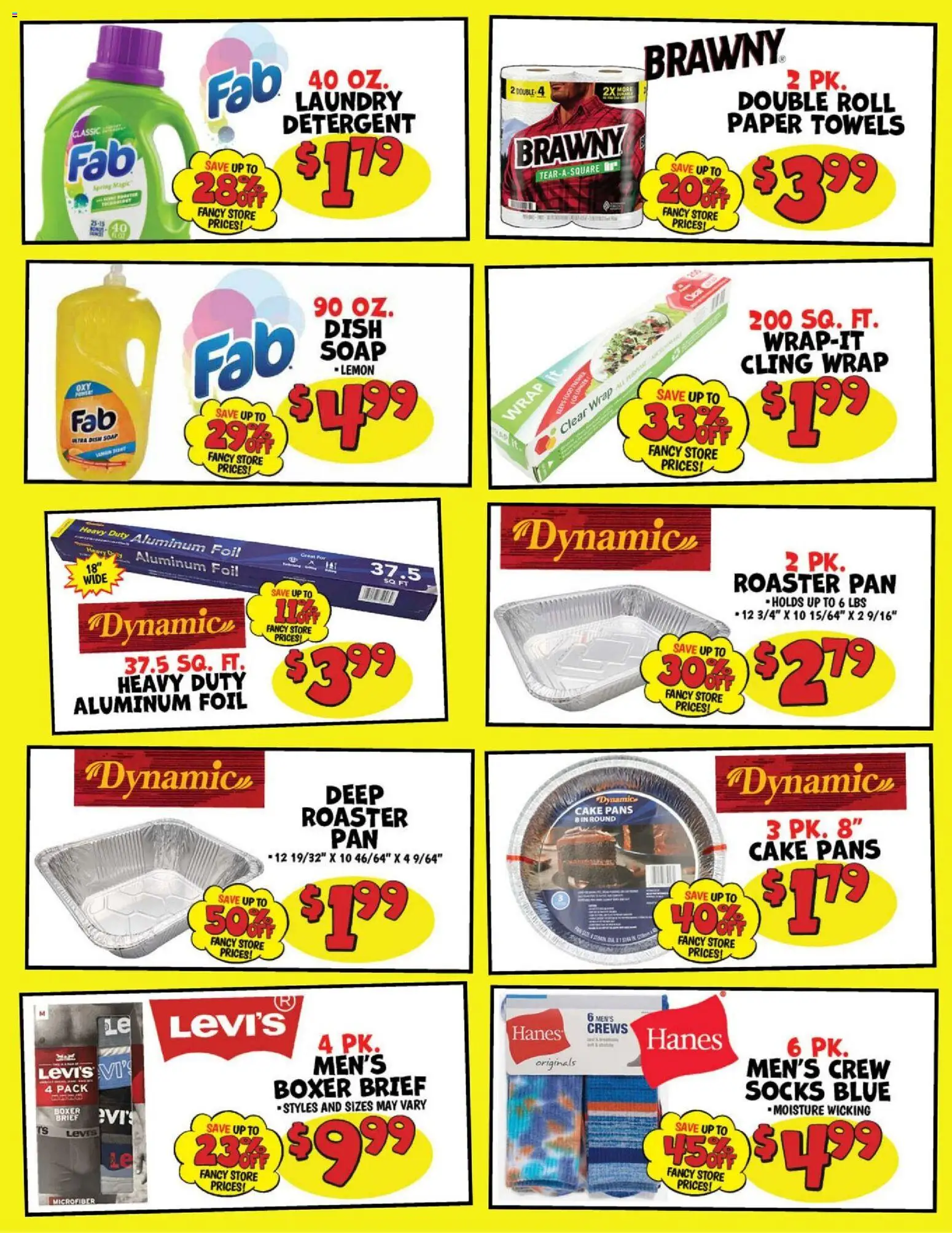 Ollie's Ad - valid from 07/30/2026 | Page: 3 | Products: Pan, Soap, Socks, Lemon