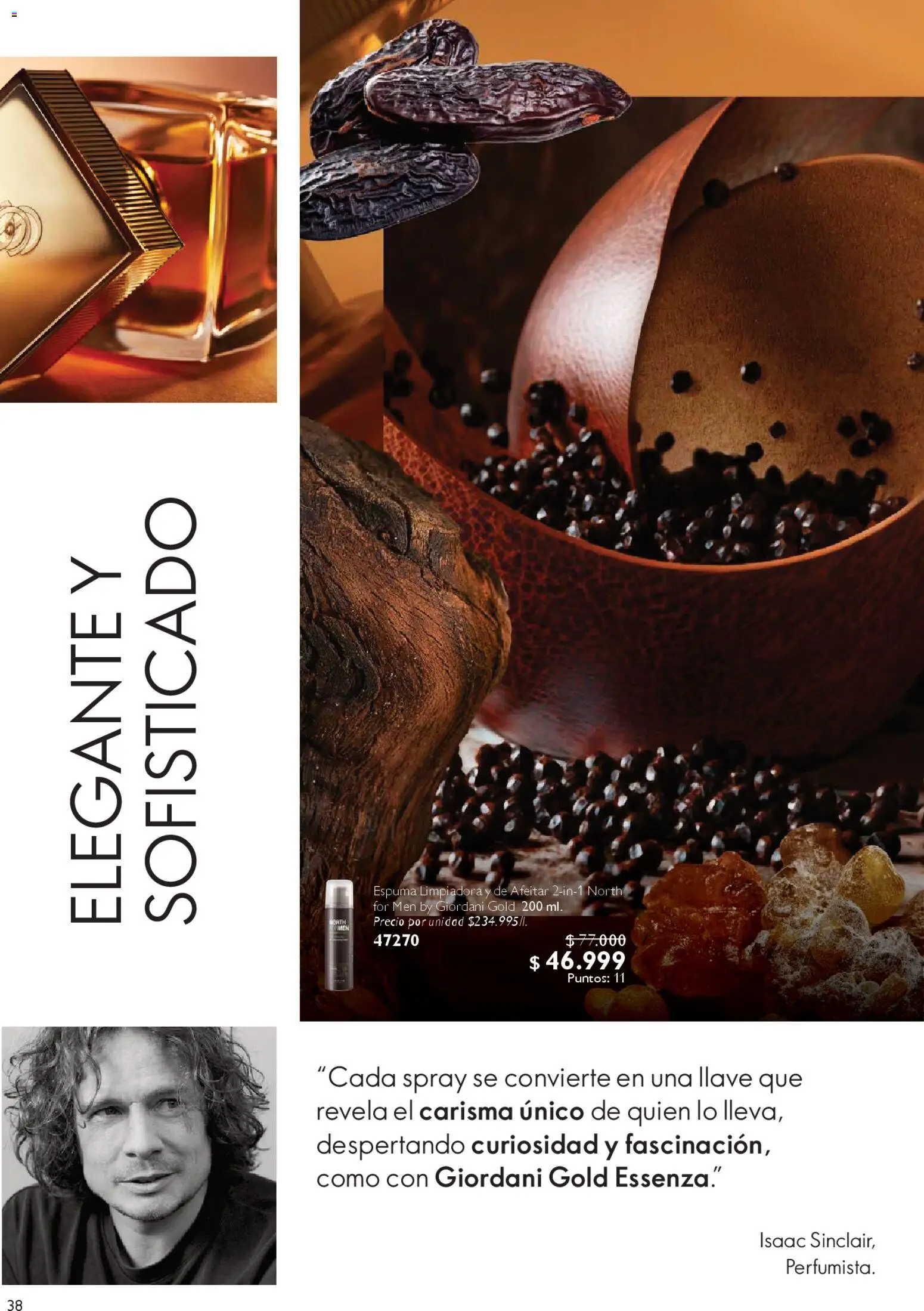 Oriflame revista - valida desde el 28.03.2026 | Página: 38 | Productos: Espuma, Llave