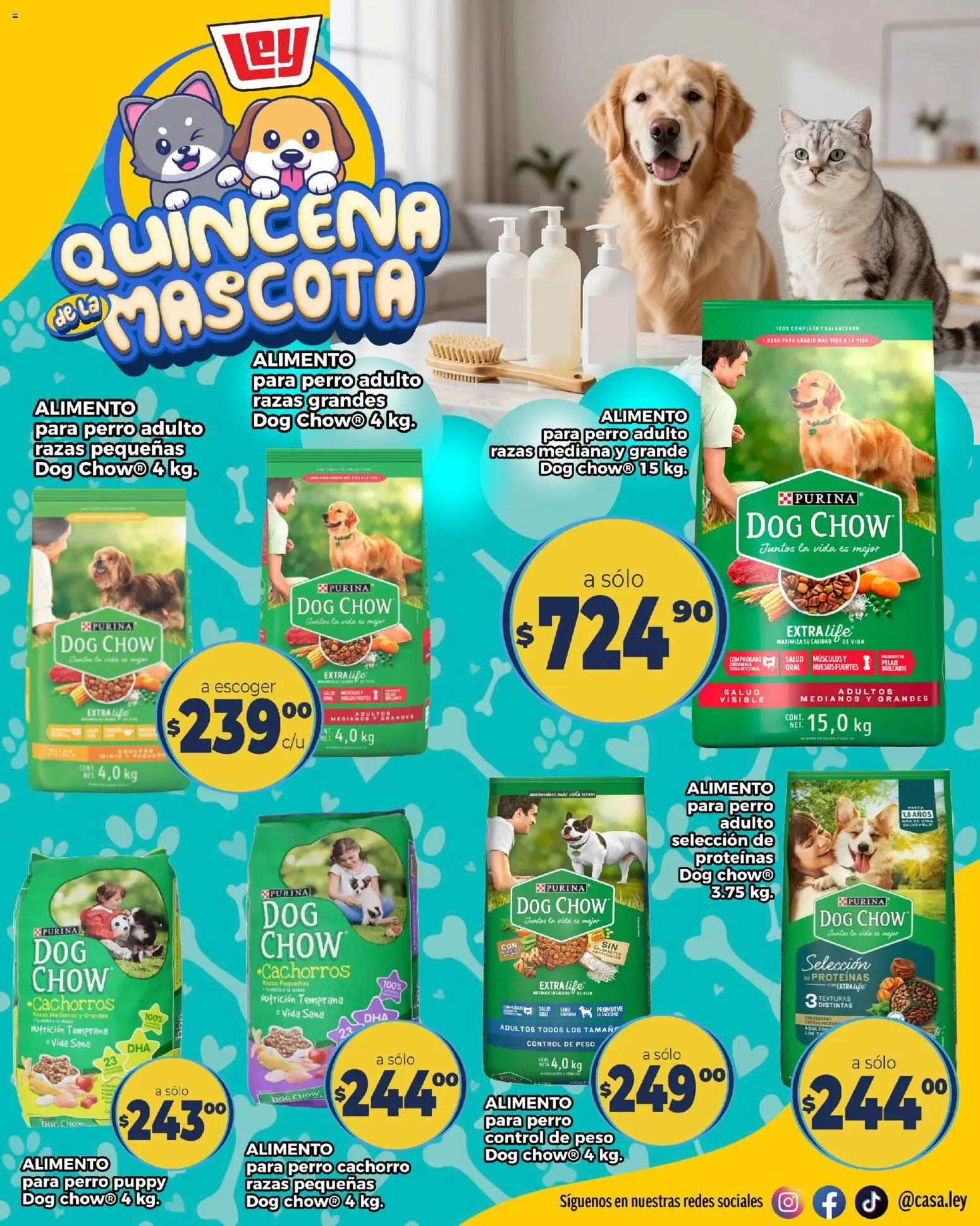 Nuevas ofertas de Casa Ley válidas en toda la República Mexicana desde el 19.06.2026. ¡Encuentra las mejores ofertas en Casa Ley folleto Quincena de la mascota! | Página: 13