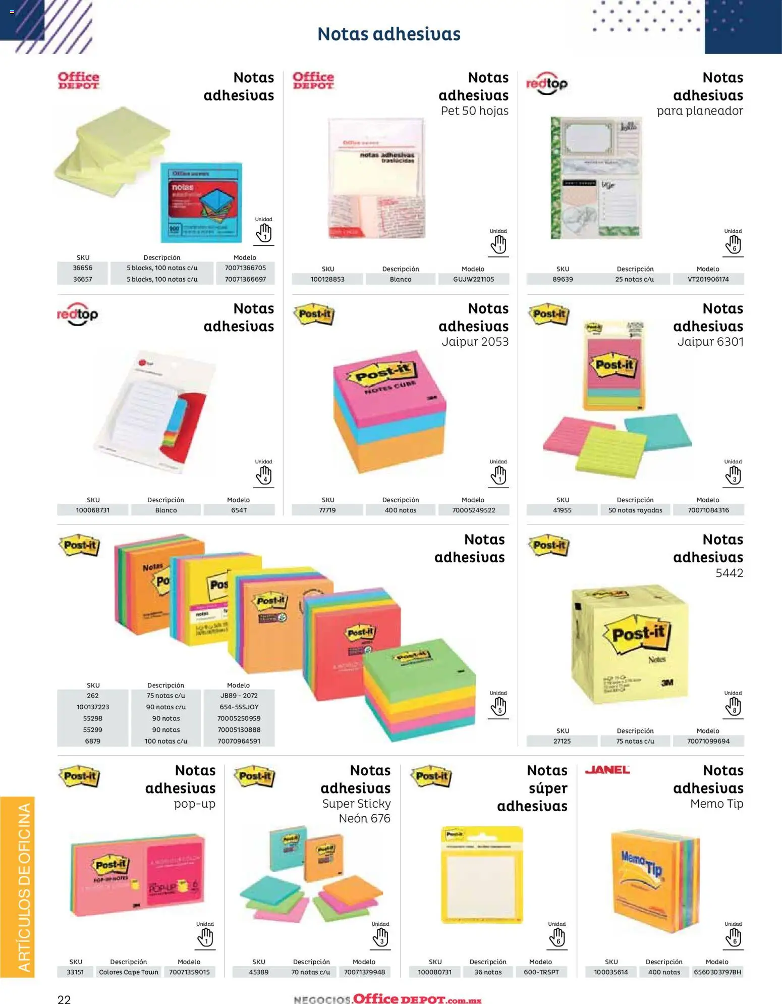 Nuevas ofertas de Office Depot válidas en toda la República Mexicana desde el 12/01/2026. ¡Encuentra las mejores ofertas en Office Depot catálogo 2026! | Página: 24