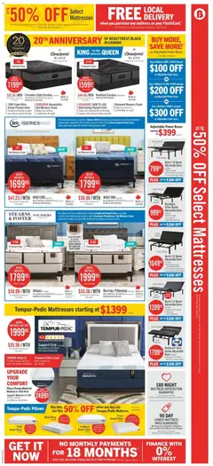 Preview of The Brick weekly flyer / circulaire from shop The Brick valid from 30.04.2026 | Page: 15 | Products: Mattress, Pillow