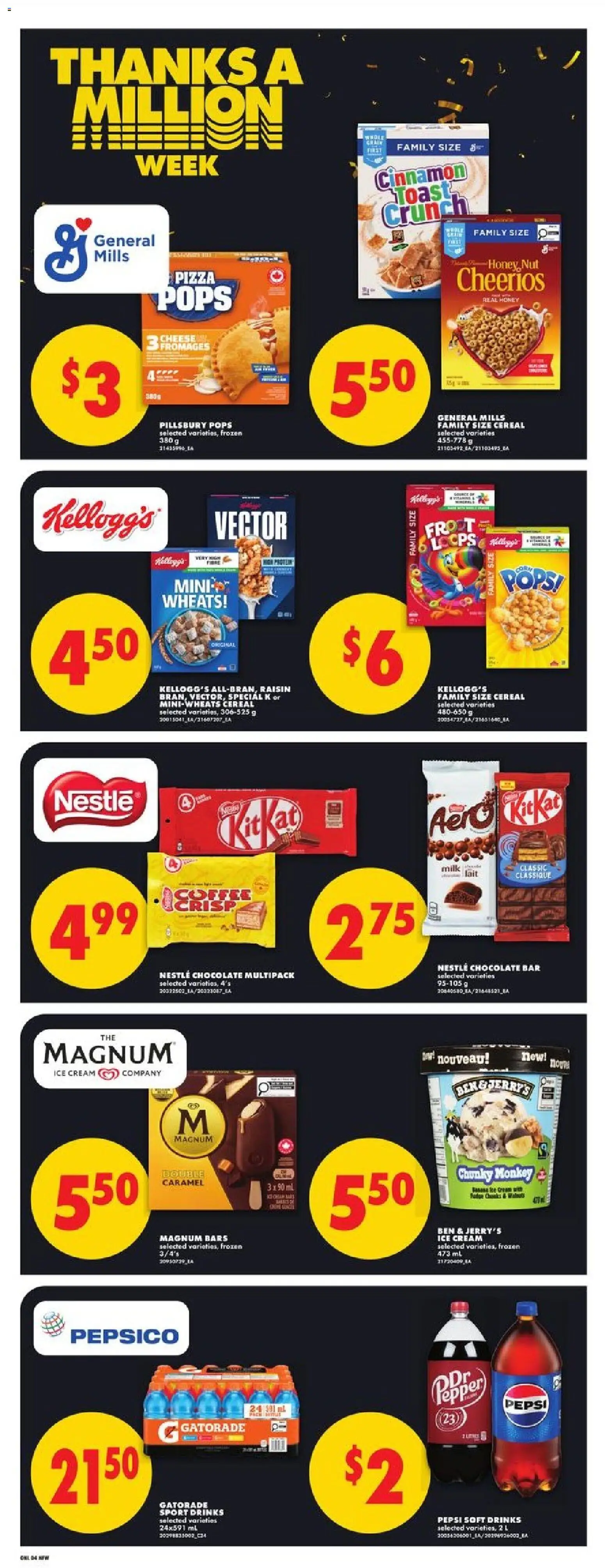 No Frills flyer valid from 28.05.2026 | Page: 9 | Products: Cream, Ice cream, Cheese, Chocolate