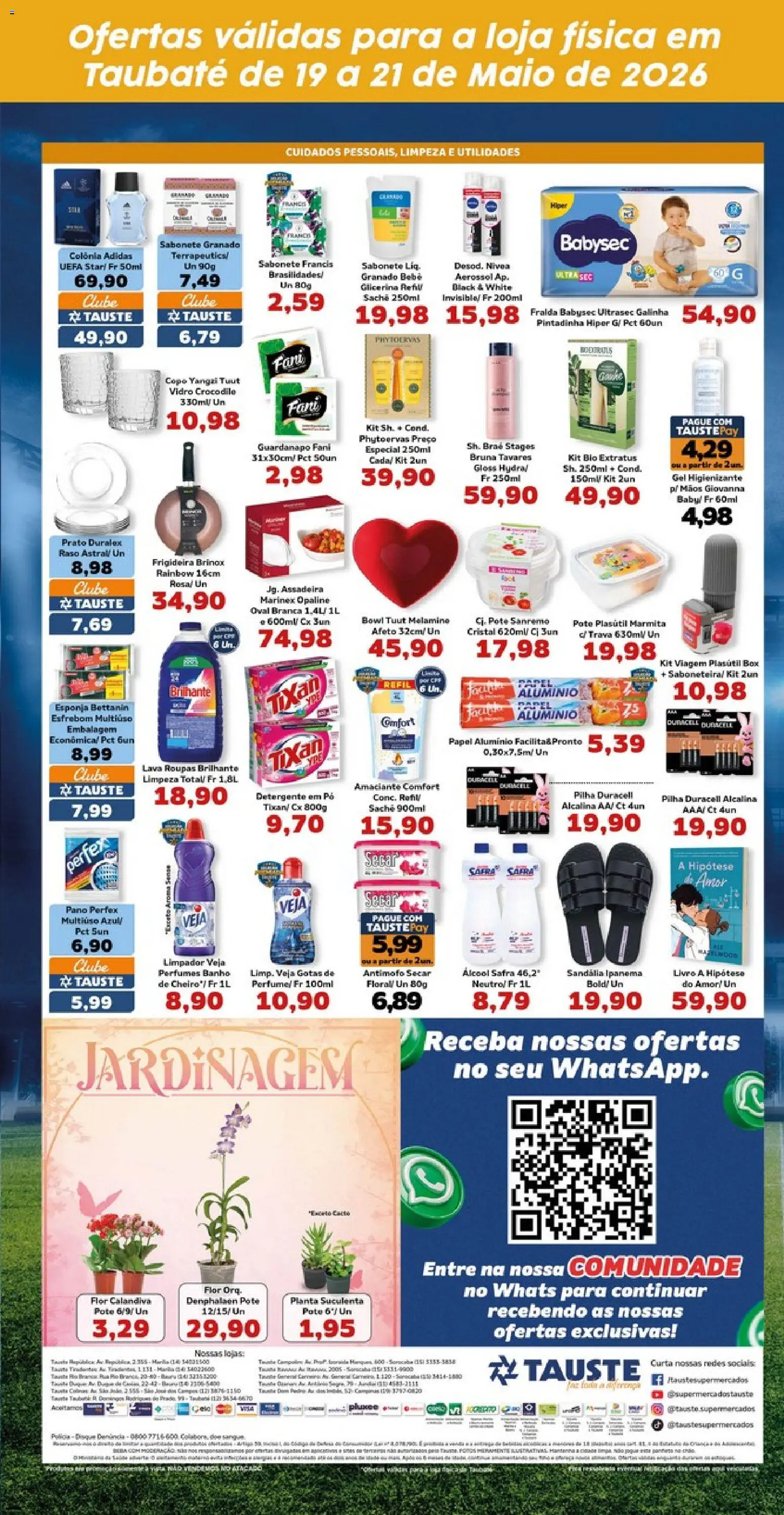 Tauste Folheto - válido de 19.05.2026 | Página: 5 | Produtos: Denphalaen, Detergente, Maiô, Sabonete