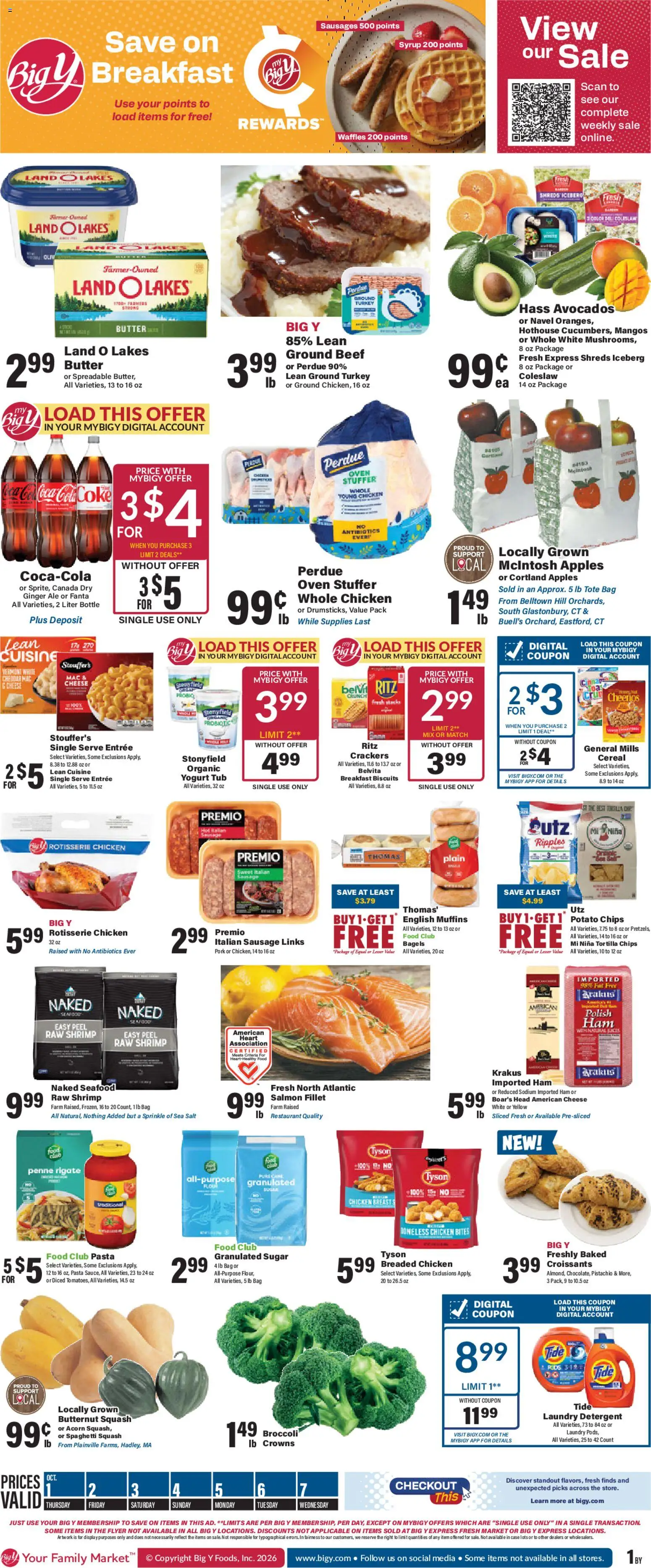 Big Y Weekly Ad - valid from 10/01/2026 | Page: 1
