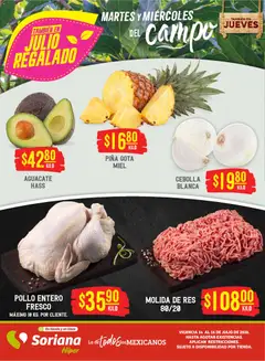 Vista previa de Soriana Martes y Miércoles del Campo Híper: Tamaulipas (excepto Cd. Victoria y Tampico), nuevo folleto de la tienda, válido en México a partir del 14/07/2026
