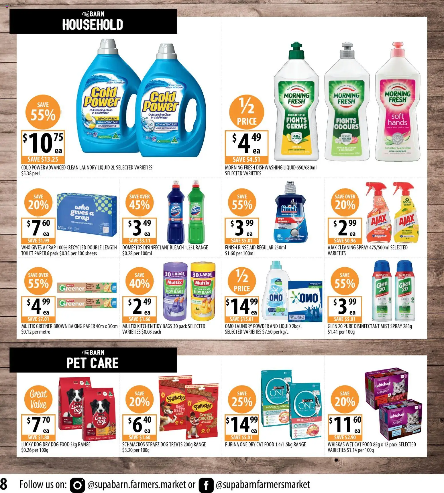 Supabarn catalogue - valid from 06.05.2026 | Page: 8 | Products: Chicken, Beef, Dog food, Toilet paper