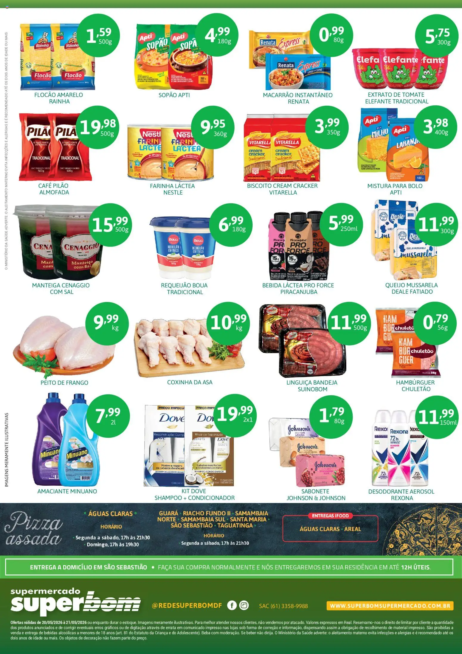 Superbom Folheto - válido de 20.05.2026 | Página: 2 | Produtos: Desodorante, Linguiça, Manteiga, Bebida