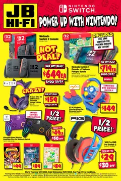 Preview of JB Hi-Fi Power up with Nintendo - valid from 09/07/2026