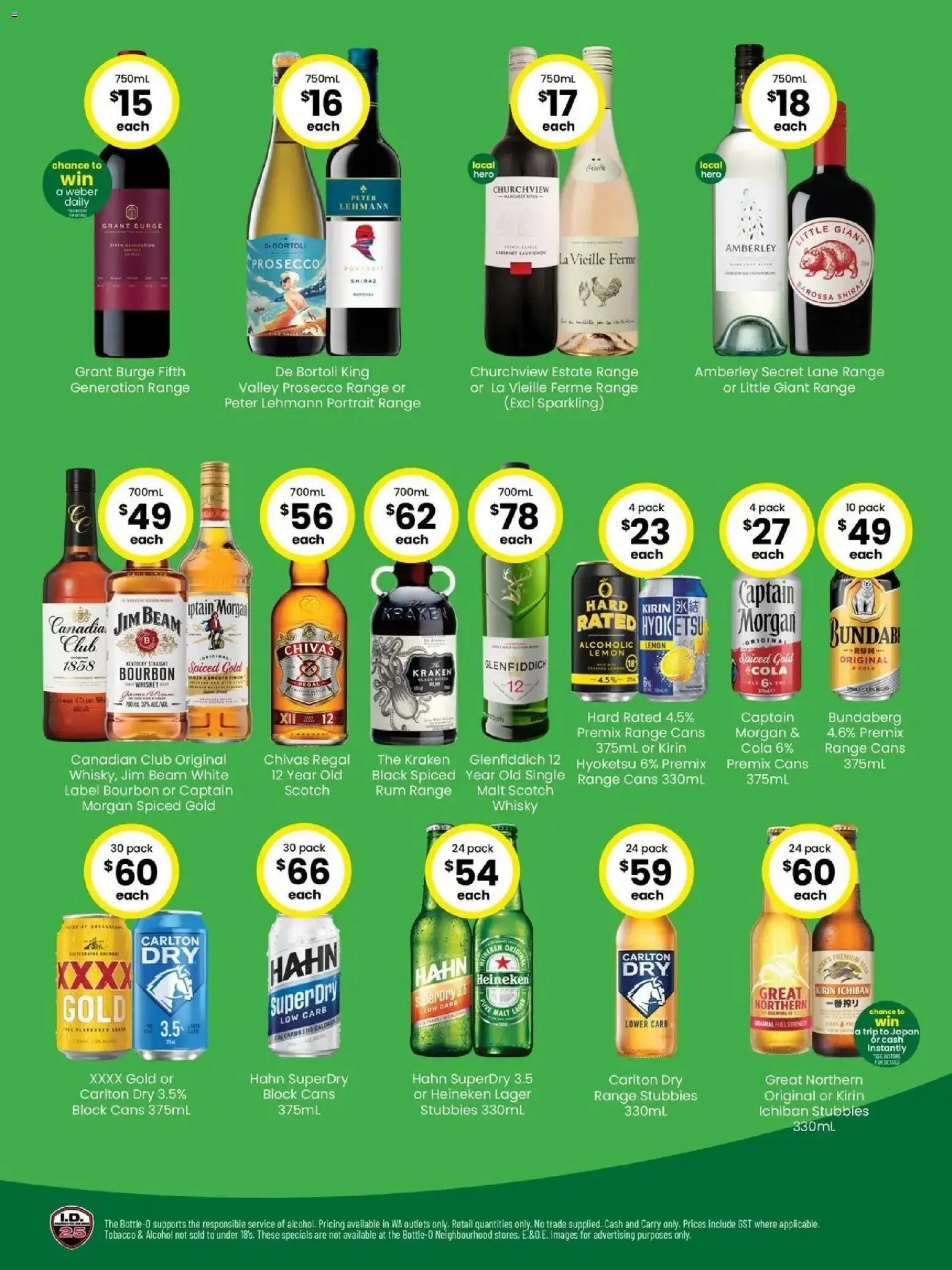 The Bottle-O catalogue - valid from 08.06.2026 | Page: 2 | Products: Bourbon, Whiskey, Lemon, Scotch