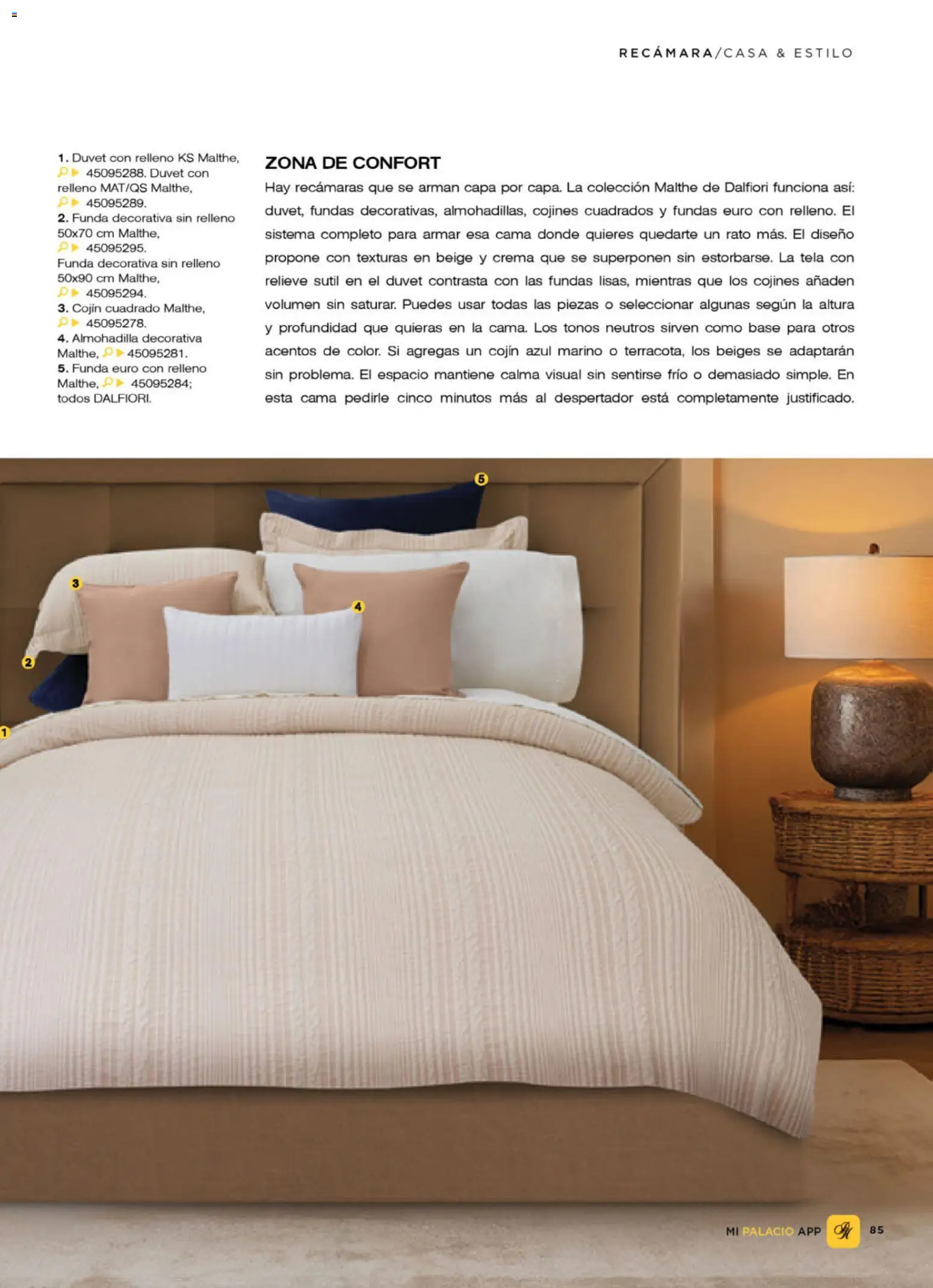 Nuevas ofertas de Palacio De Hierro válidas en toda la República Mexicana desde el 01.03.2026. ¡Encuentra las mejores ofertas en Palacio De Hierro catálogo! | Página: 87 | Productos: Crema, Despertador, Funda, Cama