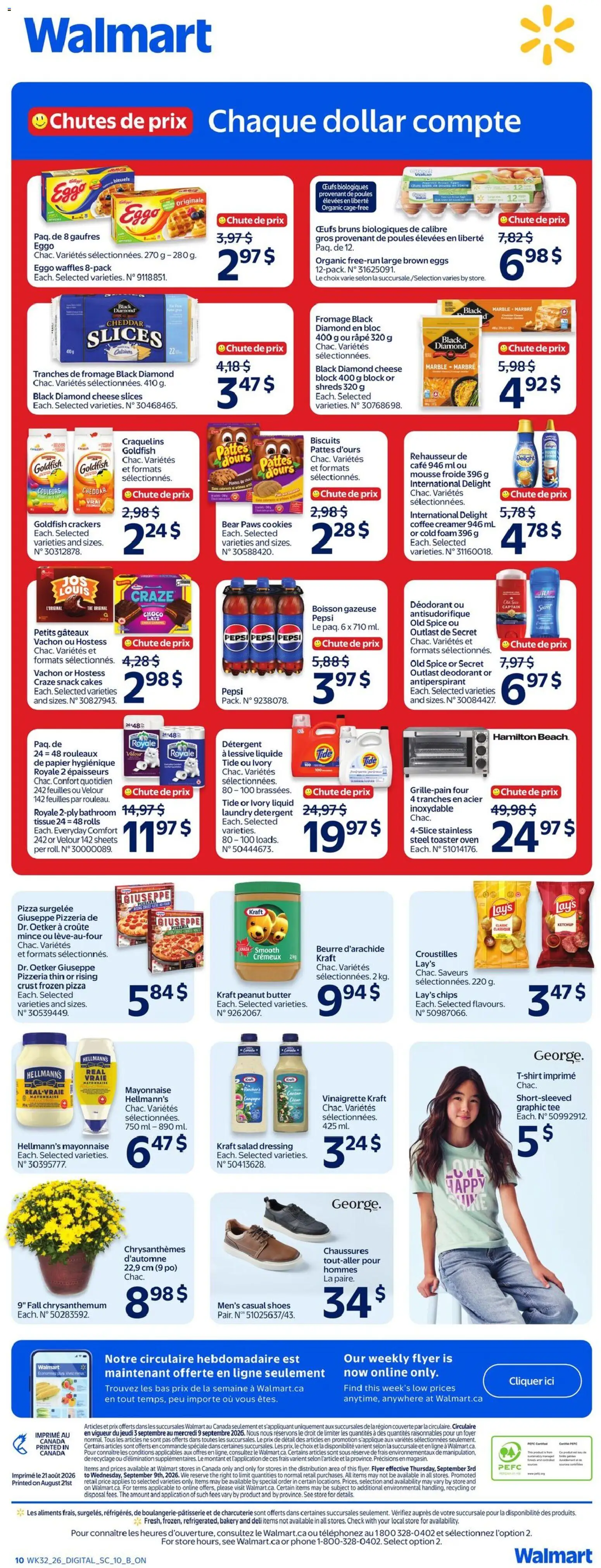 Walmart flyer valid from Sep 3, 2026 | Page: 2