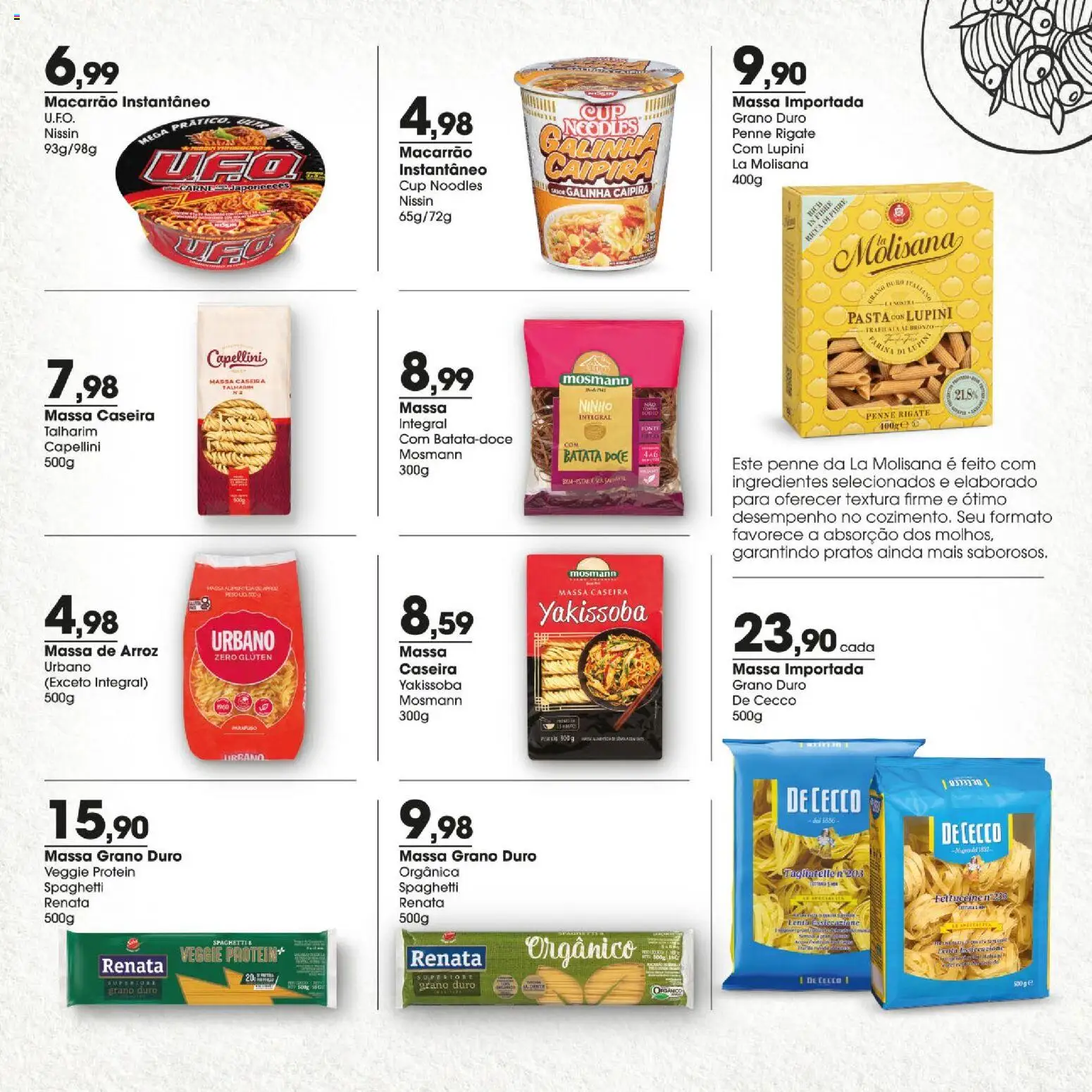 Zaffari Folheto - válido de 25/06/2026 | Página: 5 | Produtos: Arroz, Macarrão, Massa, Macarrão instantâneo