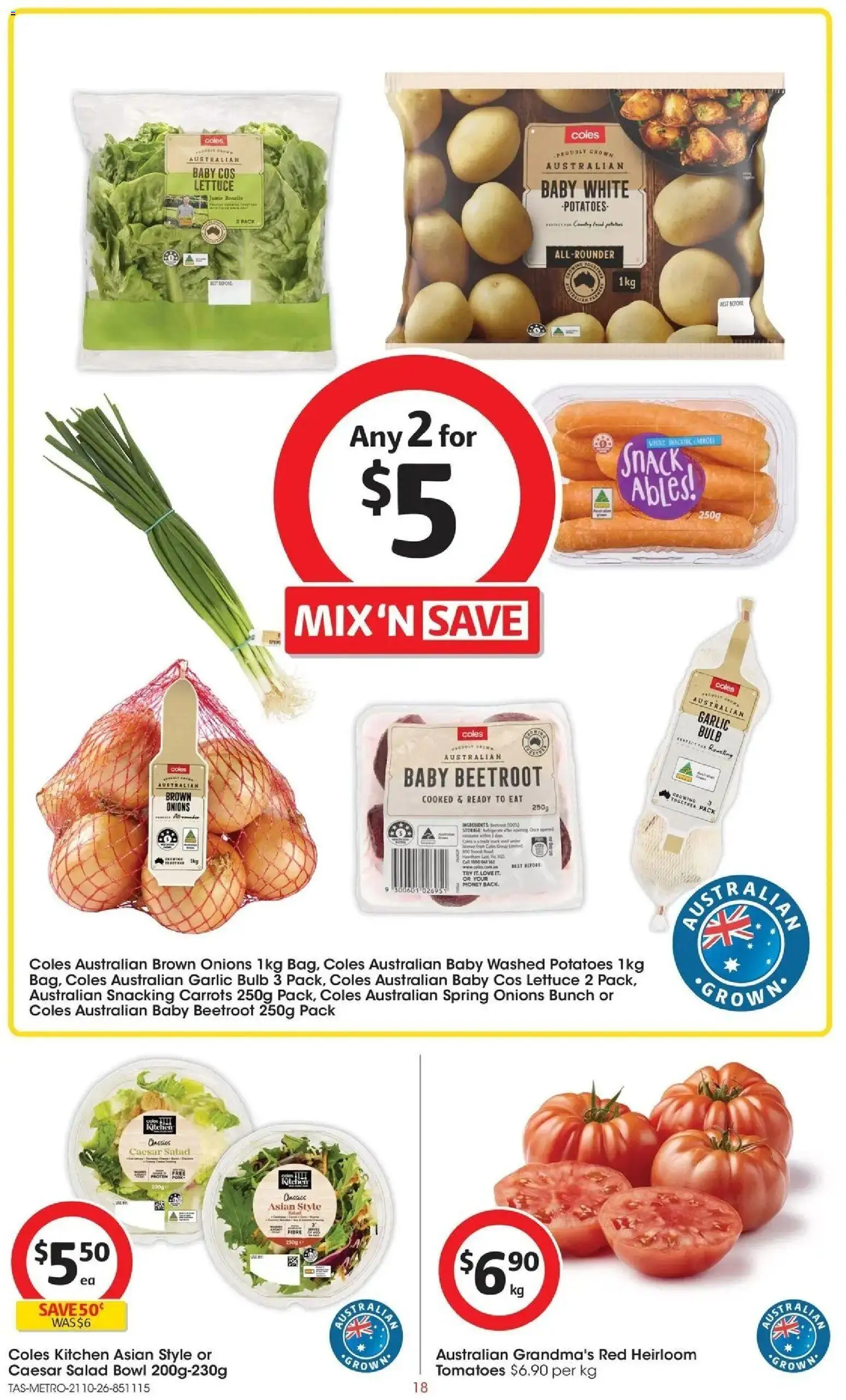 ﻿Coles catalogue valid from 21/10/2026 > Online Australia | Page: 18