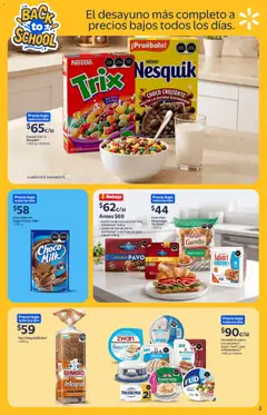 Vista previa de Walmart Express folleto Back to School, nuevo folleto de la tienda, válido en México a partir del 13/08/2026 | Página: 2 | Productos: Salchicha, Jamón, Pavo, Polvo