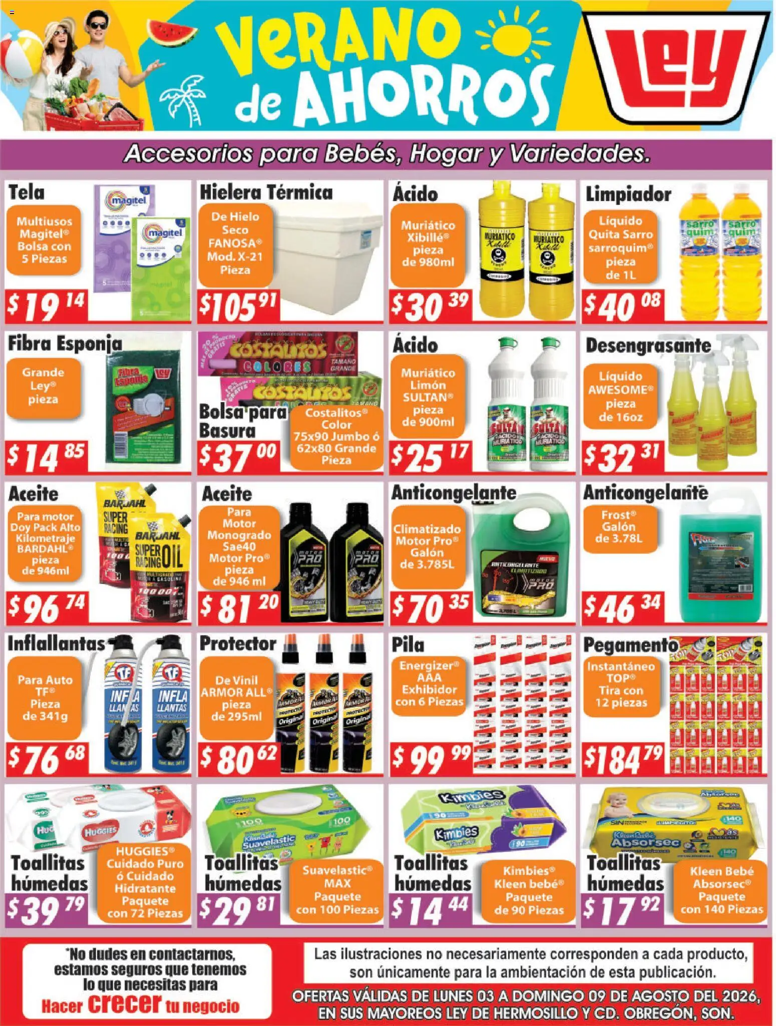 Nuevas ofertas de Casa Ley válidas en toda la República Mexicana desde el 03/08/2026. ¡Encuentra las mejores ofertas en Casa Ley folleto Hermosillo! | Página: 1