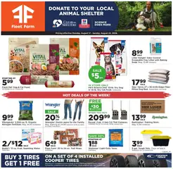 Preview of Mills Fleet Farm weekly ads valid from 08/17/2026