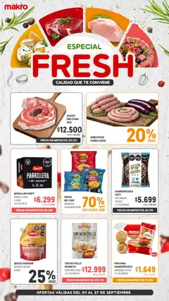 Vista previa Makro - Especial de frescos válido desde el 24/09/2026